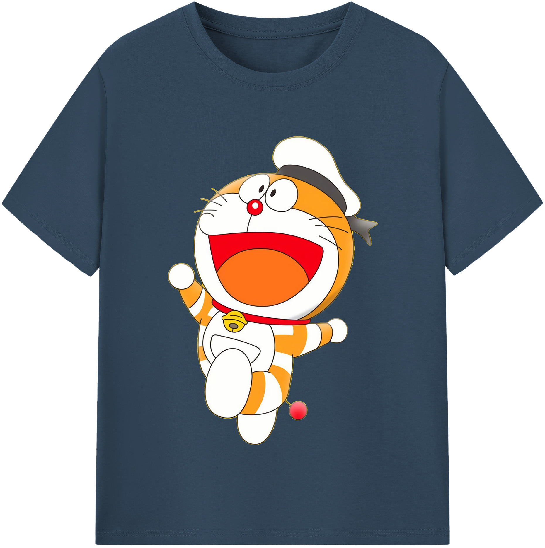 （画像用） ドラえもん Doraemon 綿100％半袖Tシャツ（フロントプリント）