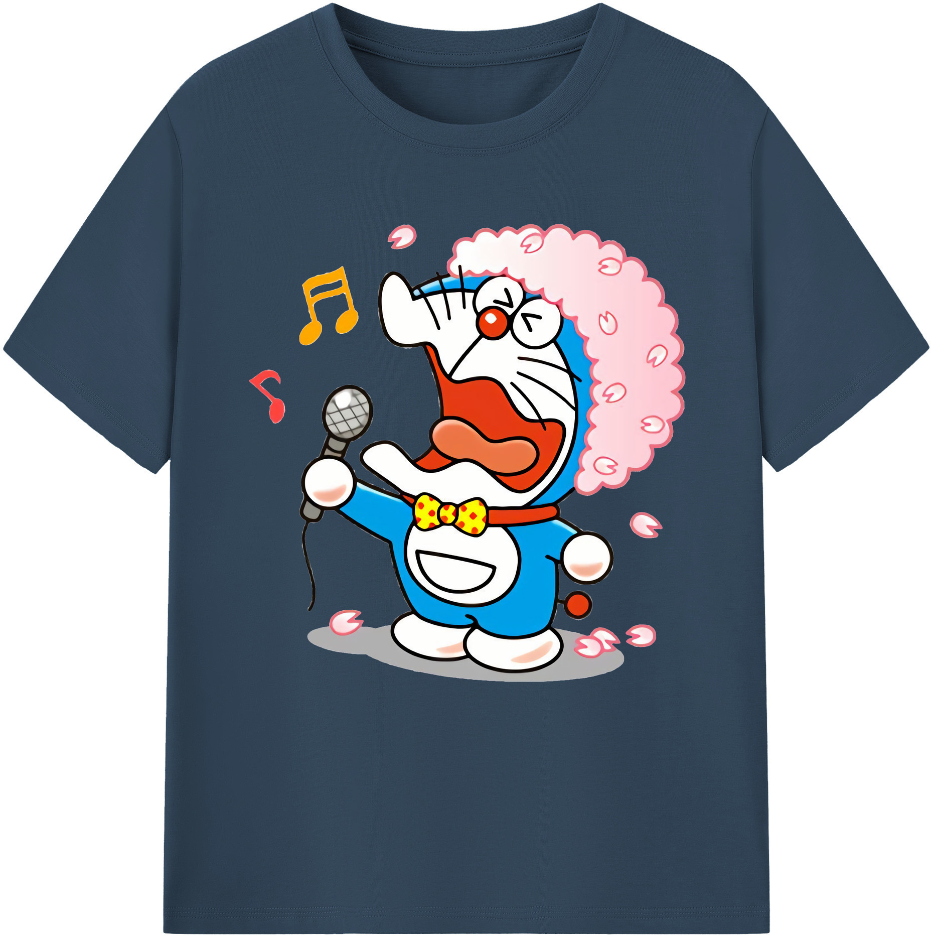 （画像用） ドラえもん Doraemon 綿100％半袖Tシャツ（フロントプリント）