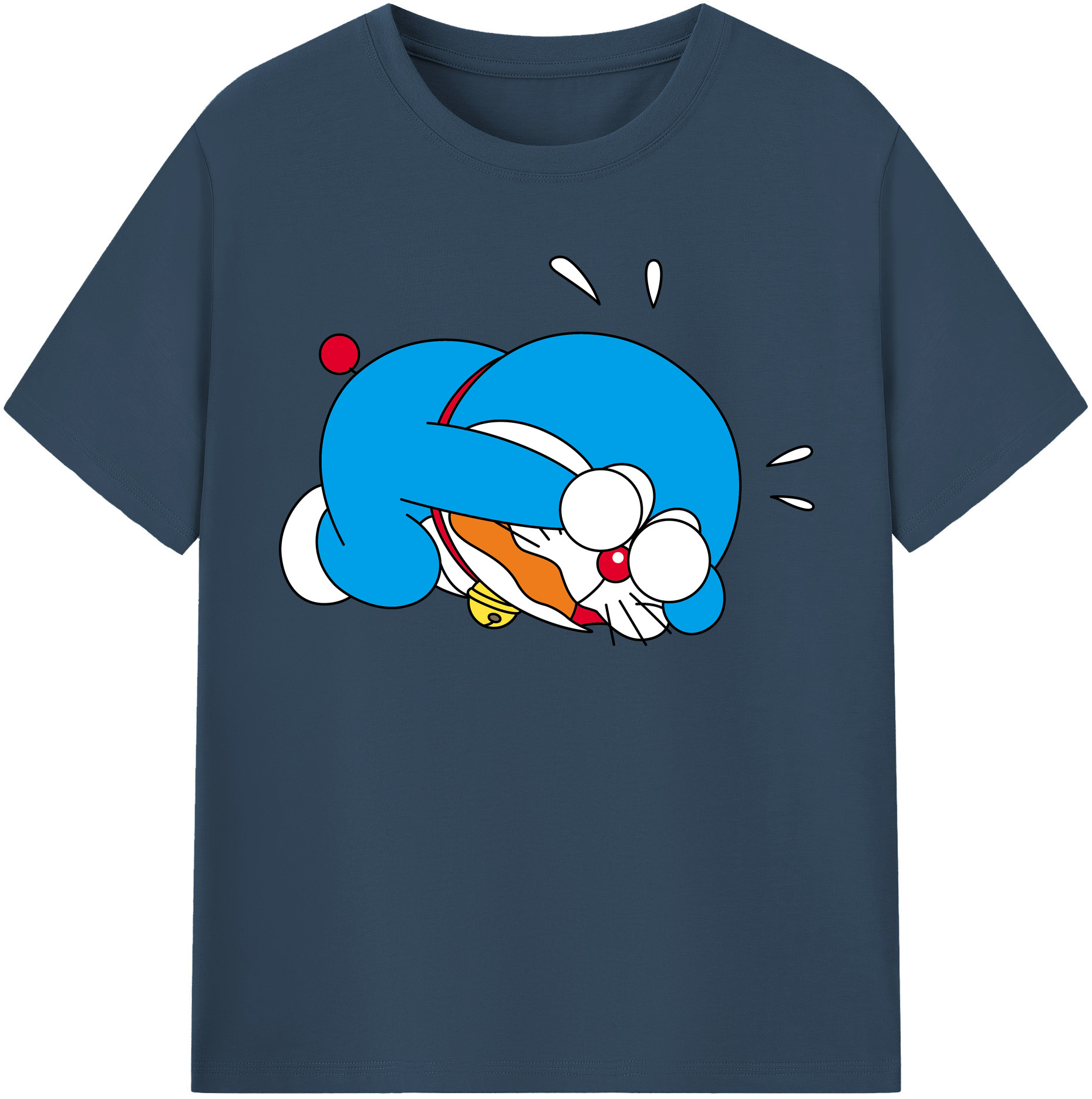 （画像用） ドラえもん Doraemon 綿100％半袖Tシャツ（フロントプリント）