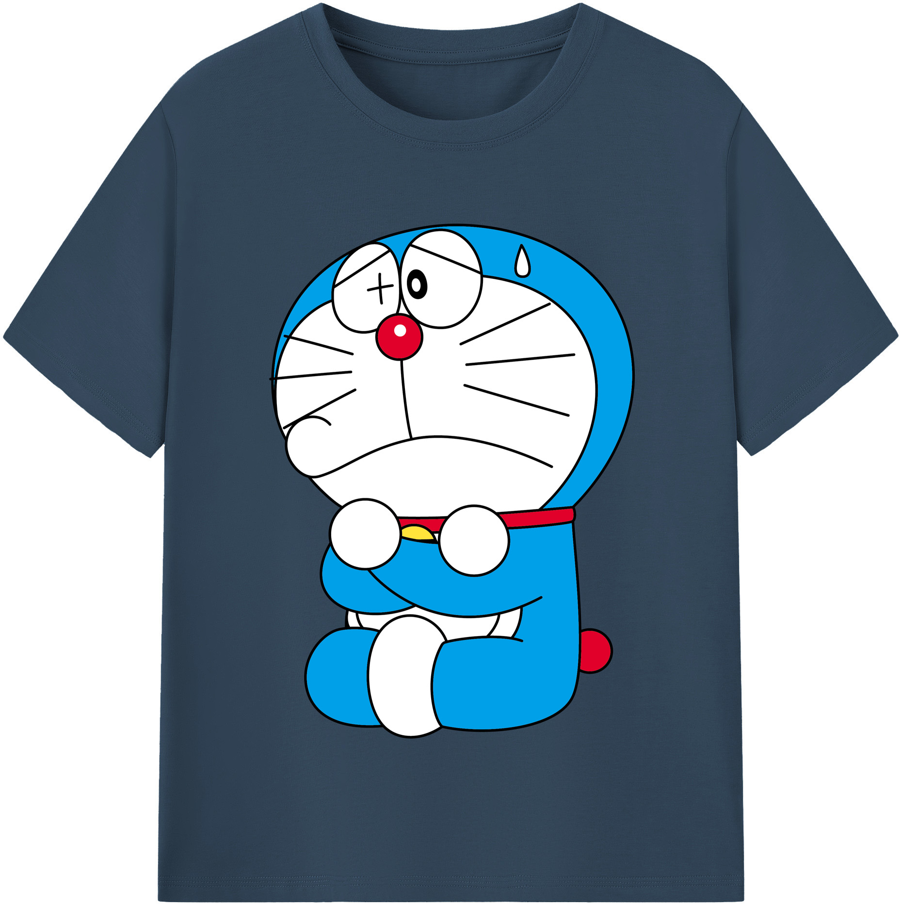 （画像用） ドラえもん Doraemon 綿100％半袖Tシャツ（フロントプリント）