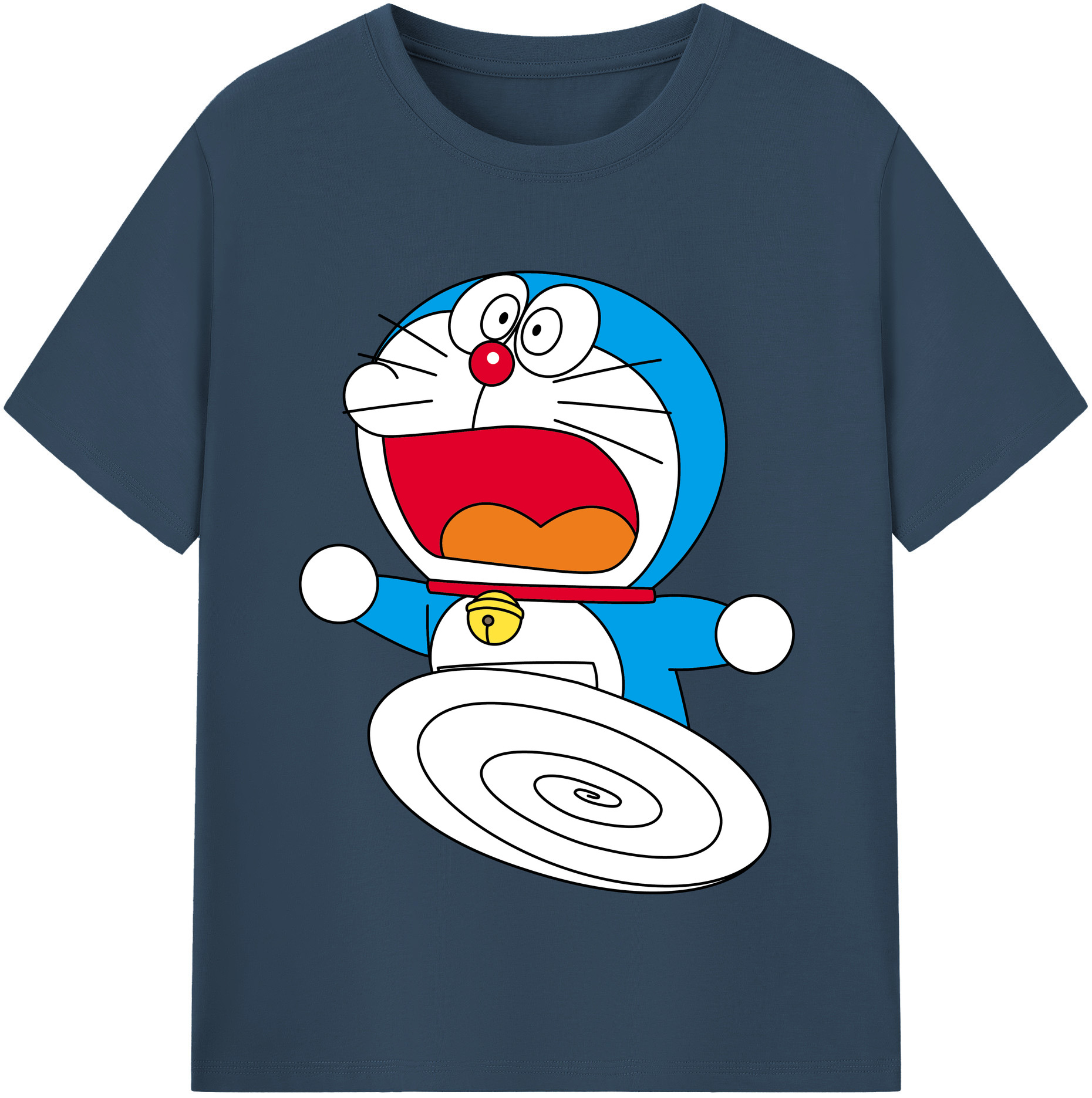 （画像用） ドラえもん Doraemon 綿100％半袖Tシャツ（フロントプリント）