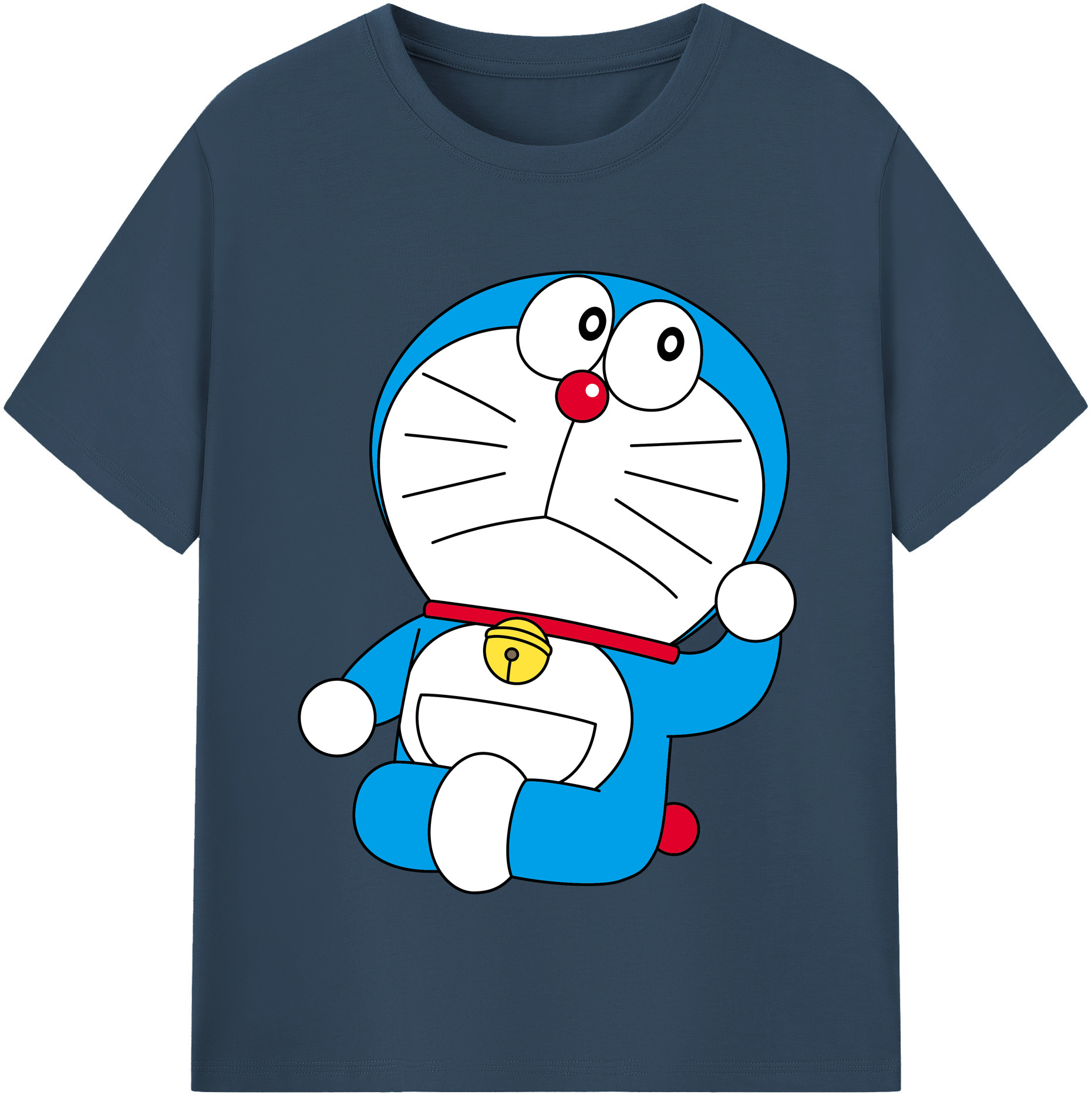 （画像用） ドラえもん Doraemon 綿100％半袖Tシャツ（フロントプリント）