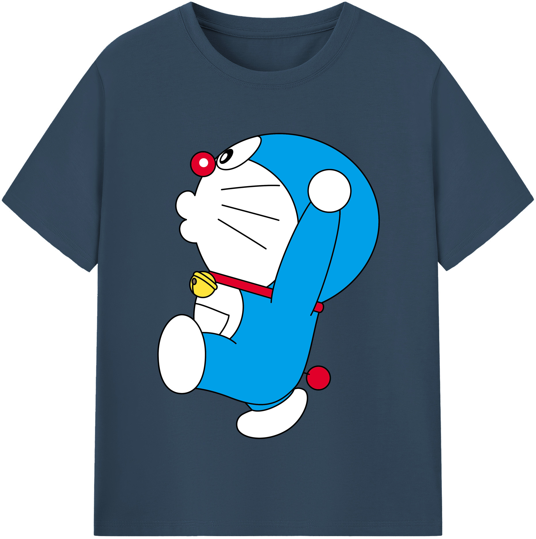 （画像用） ドラえもん Doraemon 綿100％半袖Tシャツ（フロントプリント）