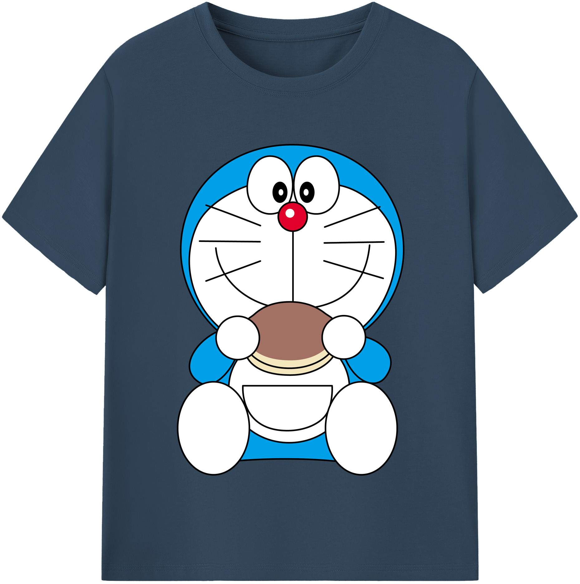 （画像用） ドラえもん Doraemon 綿100％半袖Tシャツ（フロントプリント）