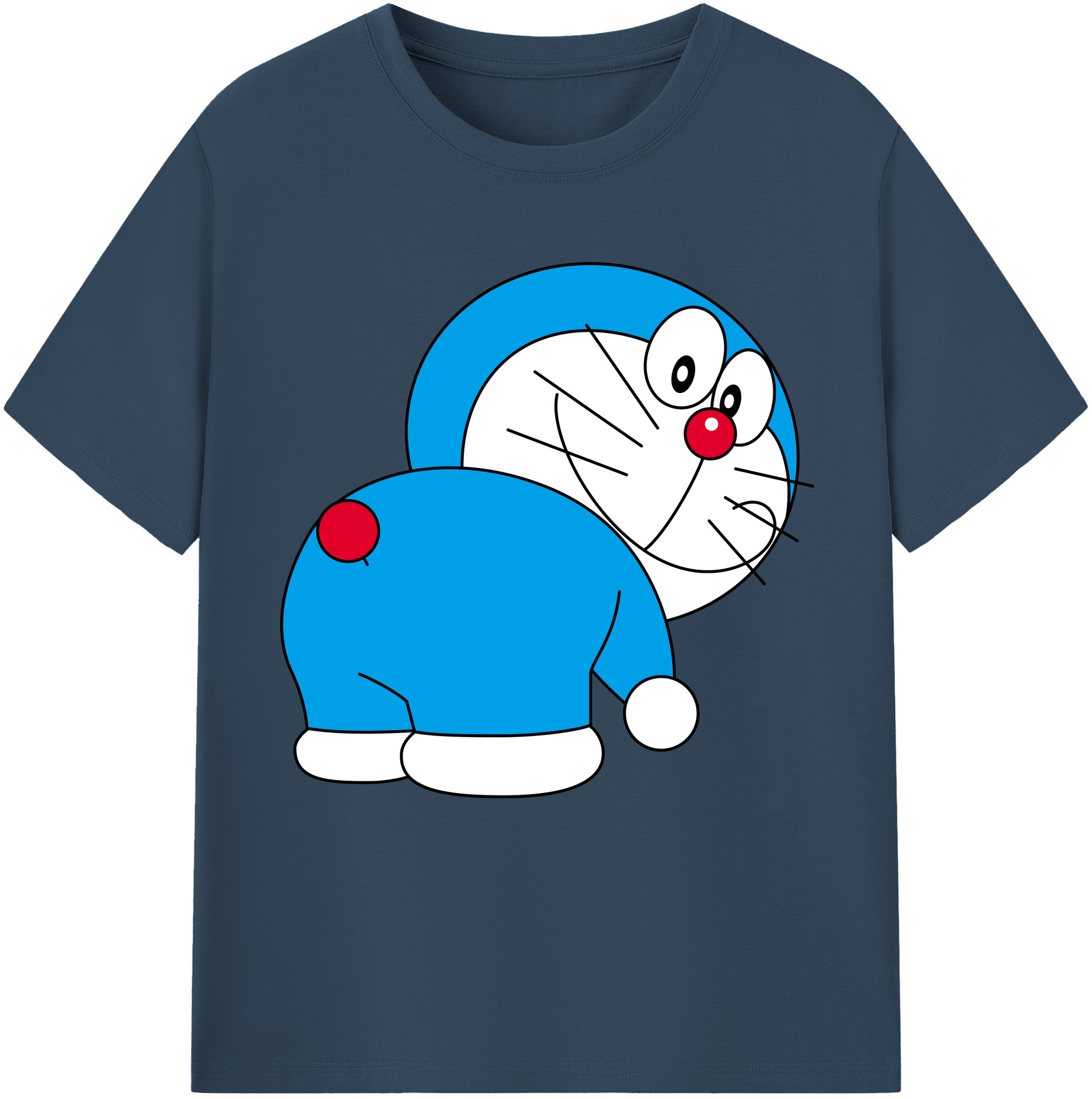 （画像用） ドラえもん Doraemon 綿100％半袖Tシャツ（フロントプリント）