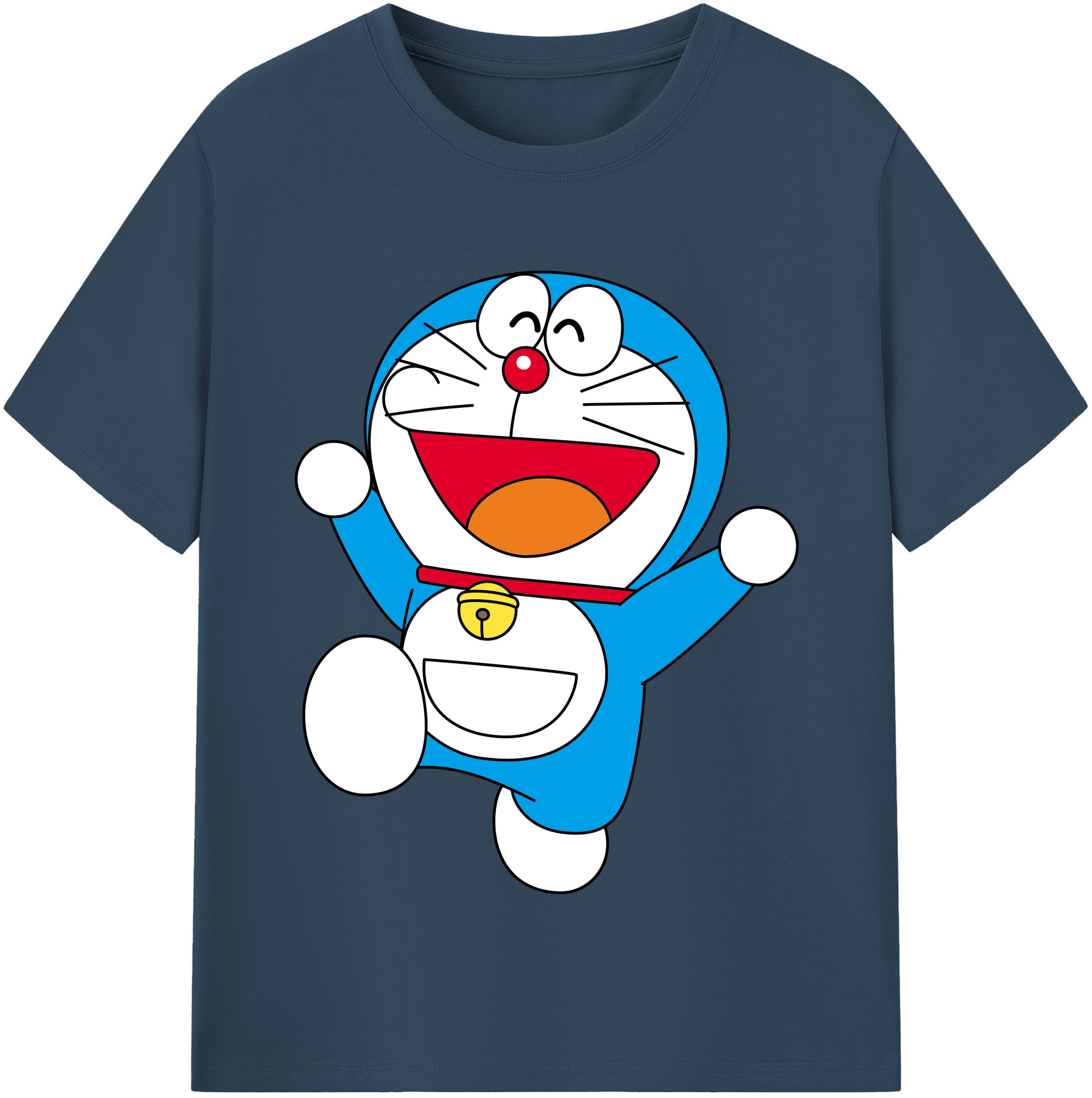 （画像用） ドラえもん Doraemon 綿100％半袖Tシャツ（フロントプリント）
