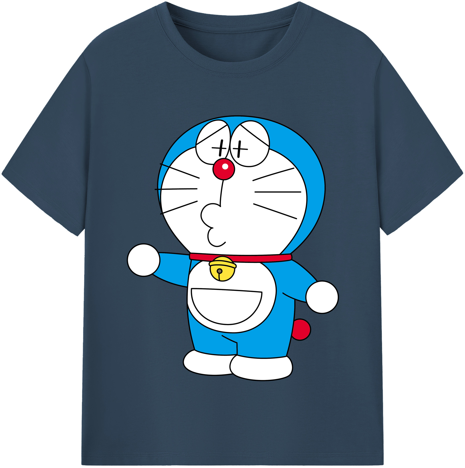 （画像用） ドラえもん Doraemon 綿100％半袖Tシャツ（フロントプリント）