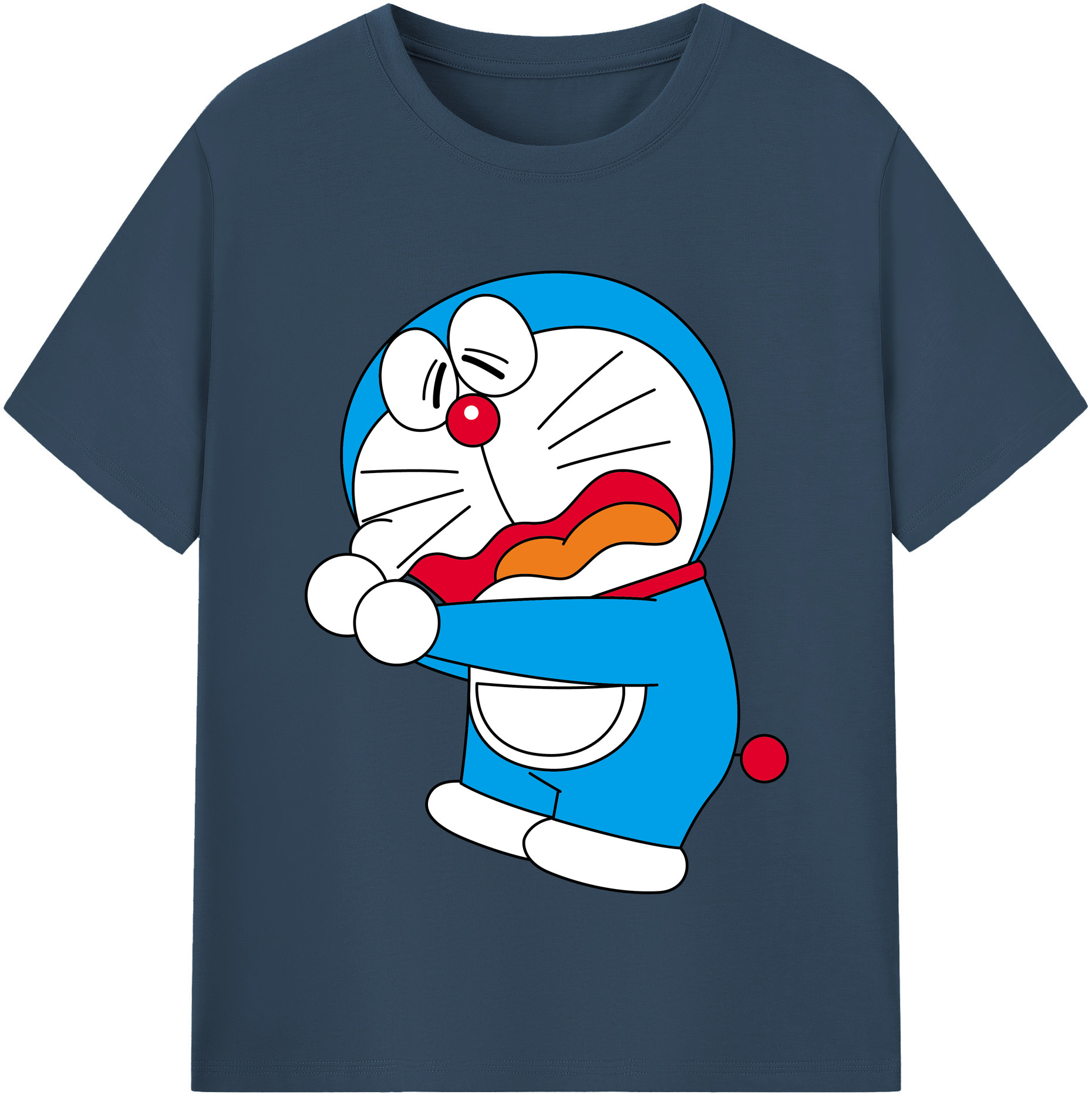 （画像用） ドラえもん Doraemon 綿100％半袖Tシャツ（フロントプリント）