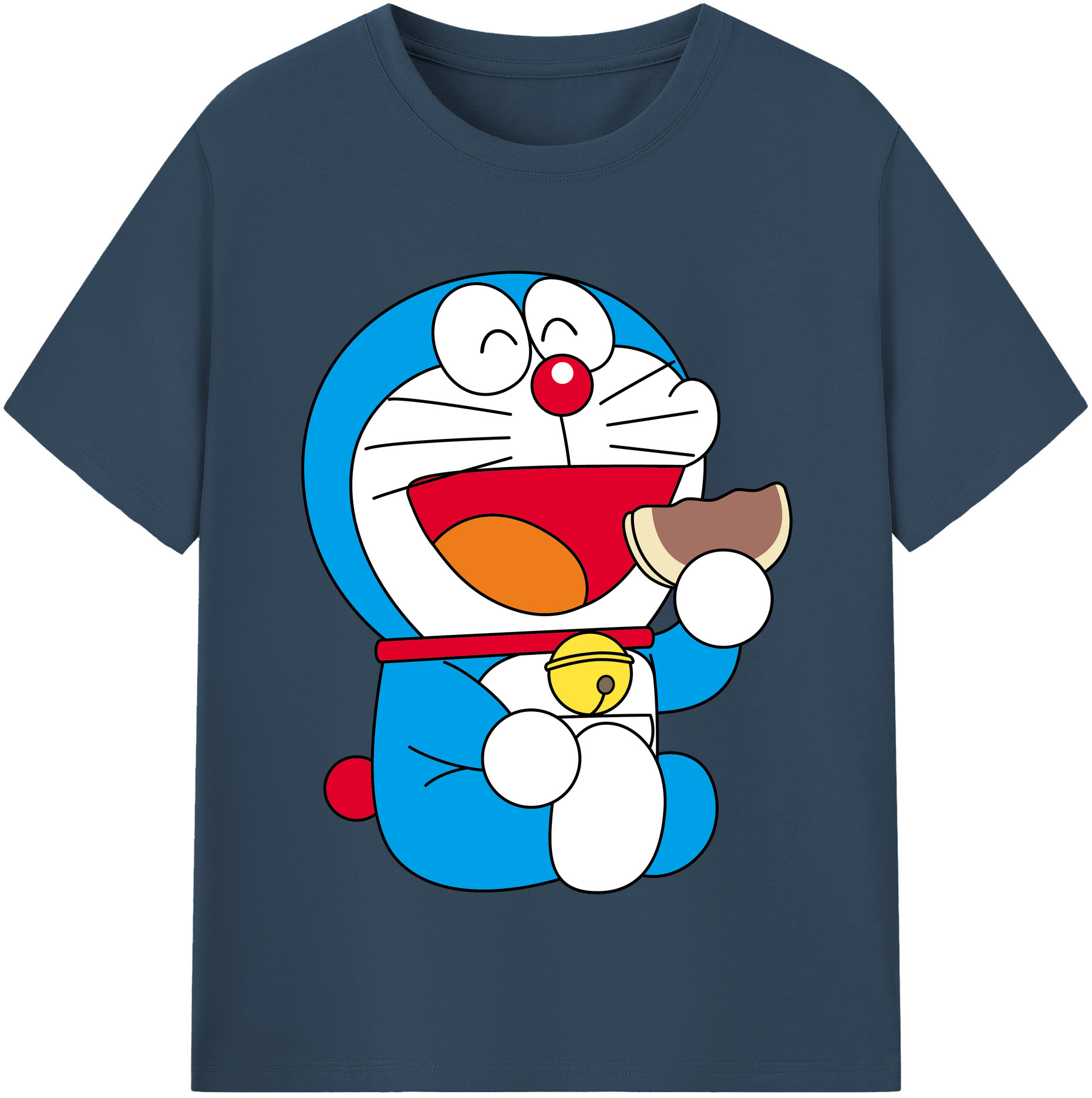 （画像用） ドラえもん Doraemon 綿100％半袖Tシャツ（フロントプリント）