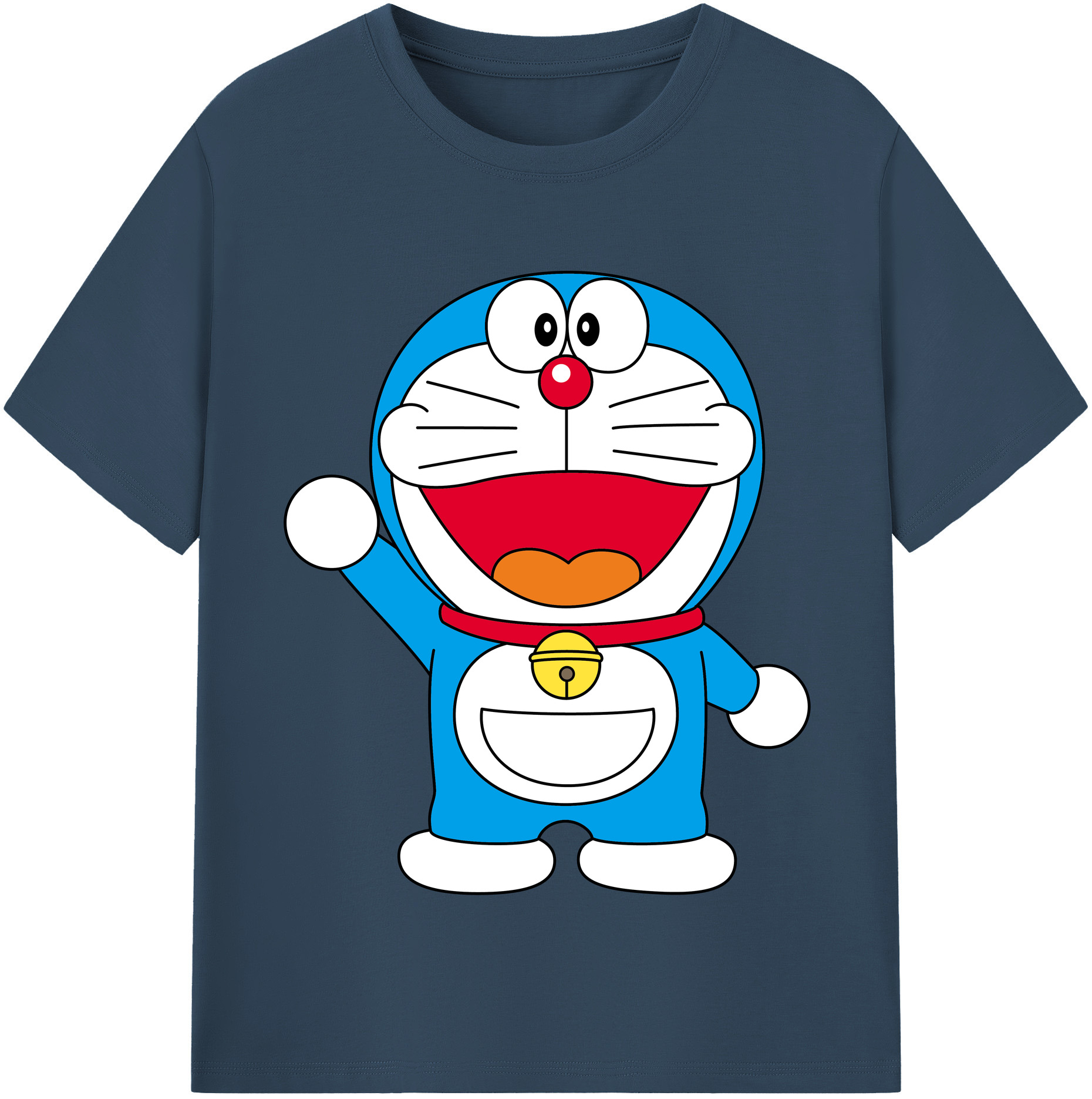 （画像用） ドラえもん Doraemon 綿100％半袖Tシャツ（フロントプリント）