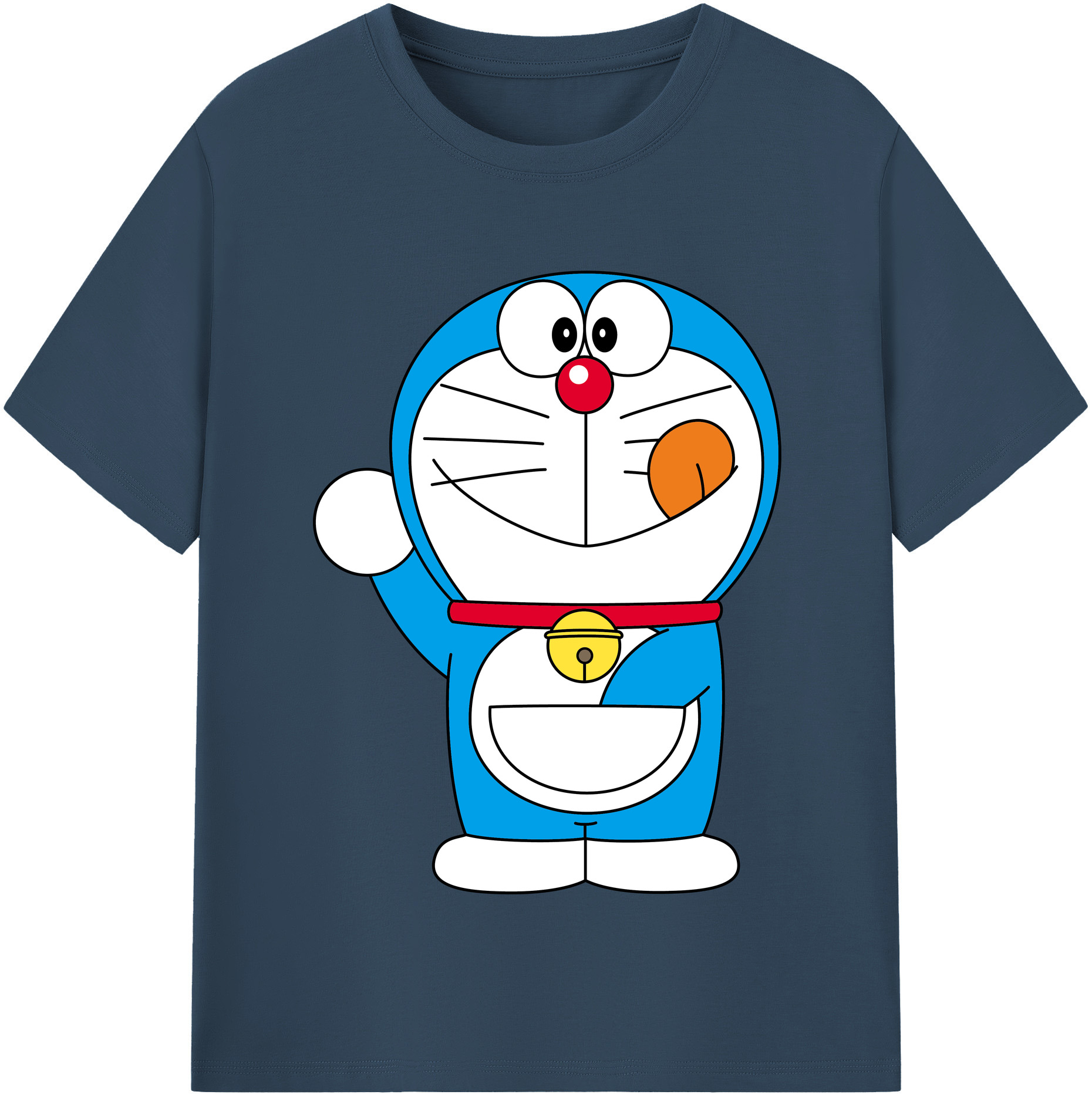 （画像用） ドラえもん Doraemon 綿100％半袖Tシャツ（フロントプリント）