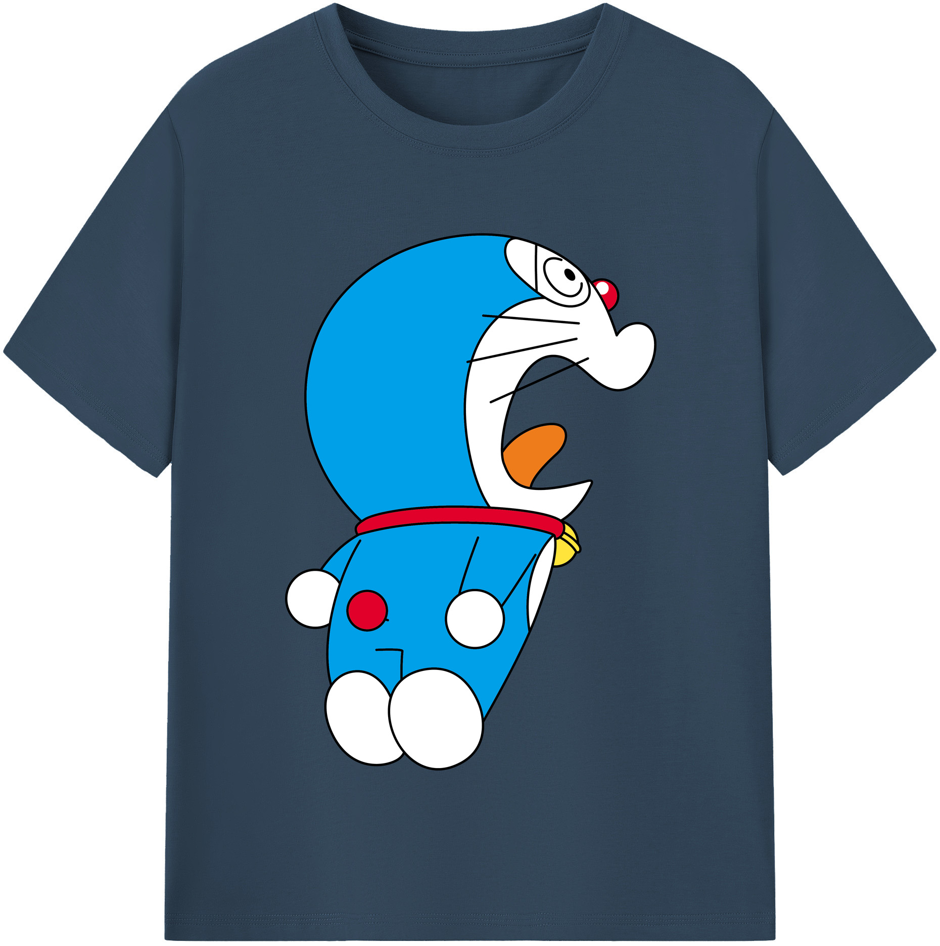 （画像用） ドラえもん Doraemon 綿100％半袖Tシャツ（フロントプリント）