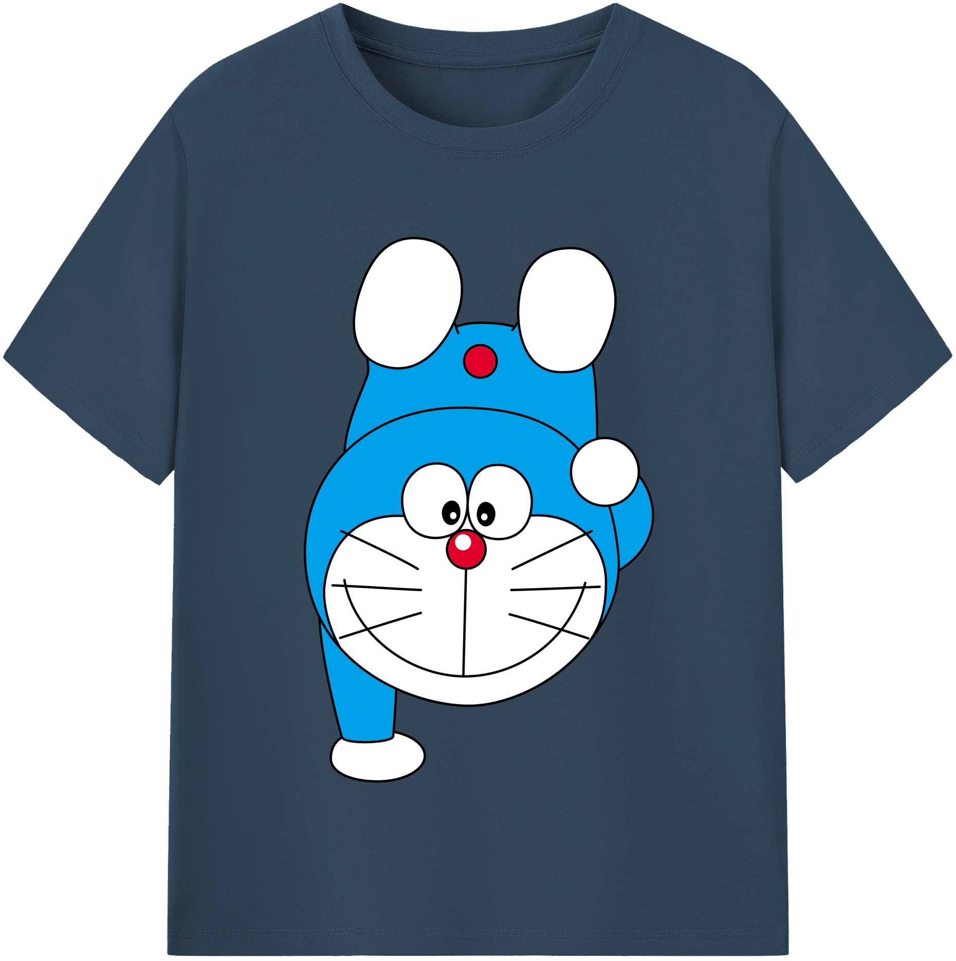 （画像用） ドラえもん Doraemon 綿100％半袖Tシャツ（フロントプリント）