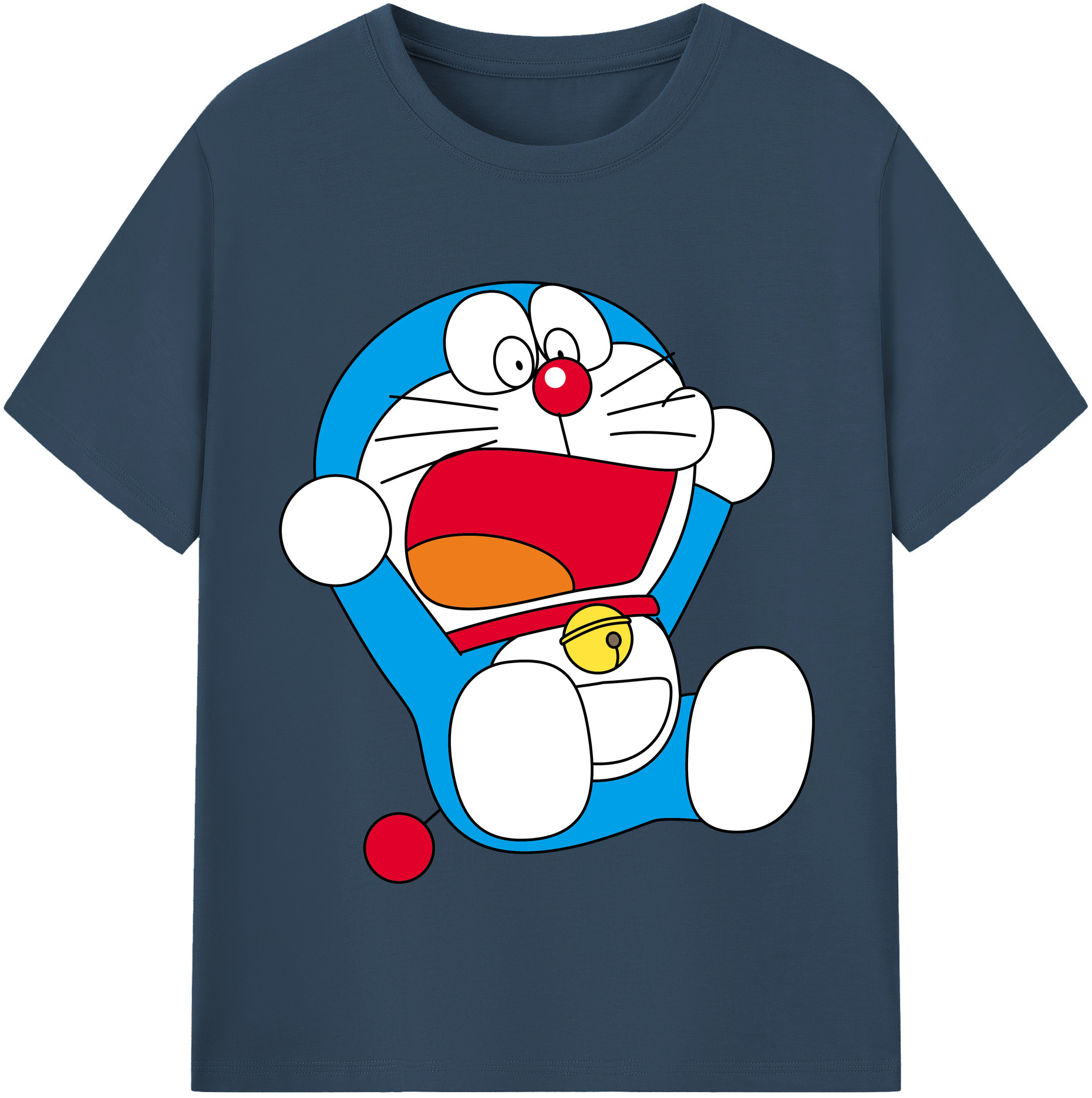 （画像用） ドラえもん Doraemon 綿100％半袖Tシャツ（フロントプリント）