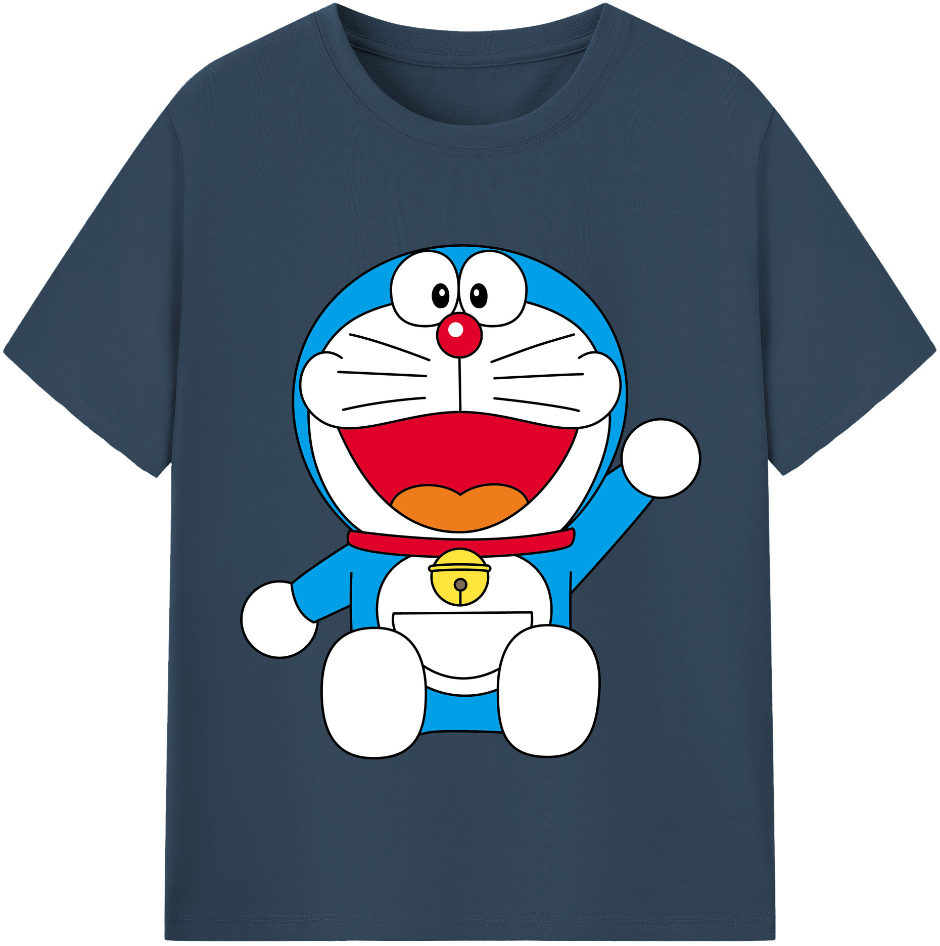 （画像用） ドラえもん Doraemon 綿100％半袖Tシャツ（フロントプリント）