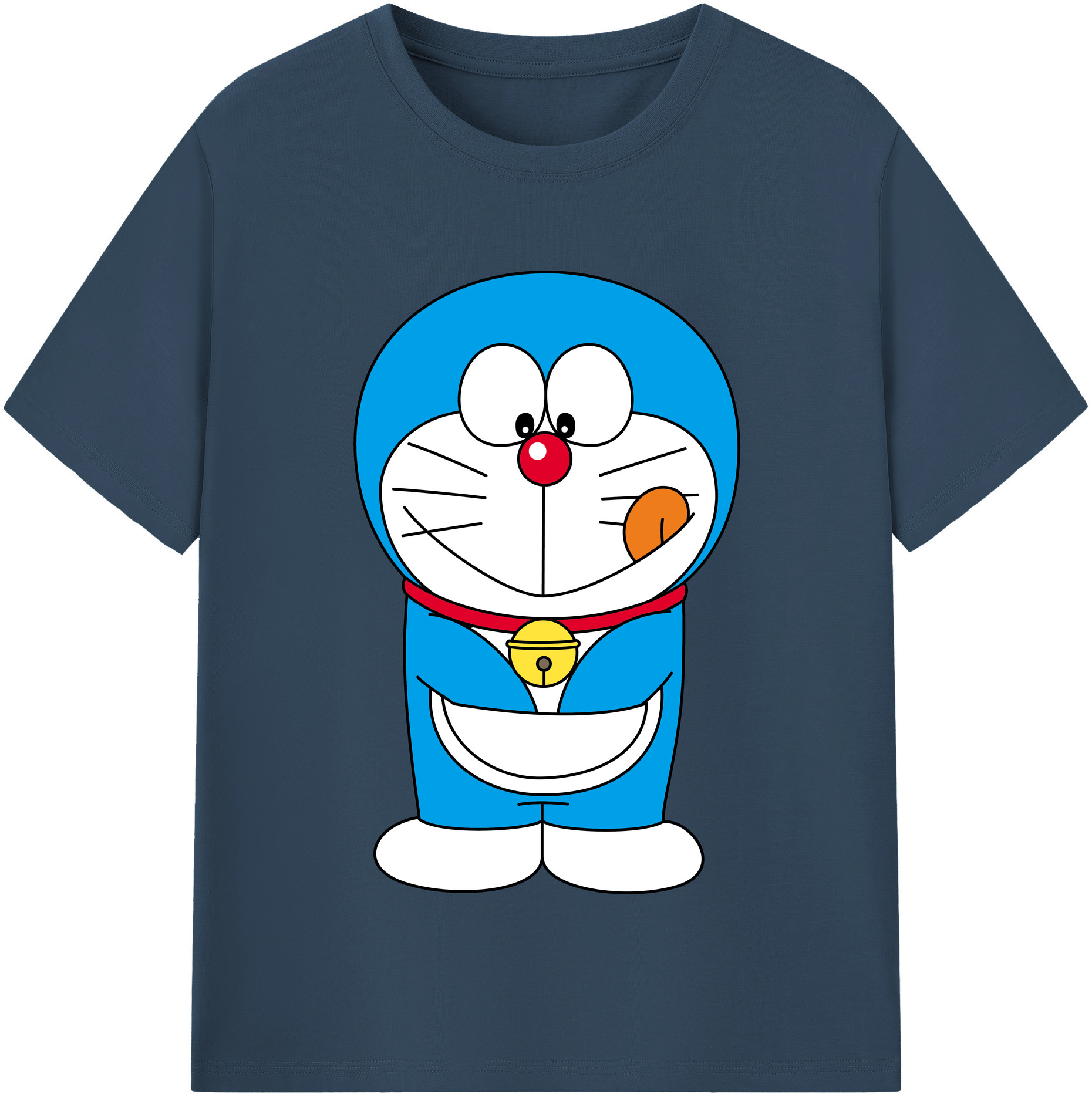 （画像用） ドラえもん Doraemon 綿100％半袖Tシャツ（フロントプリント）