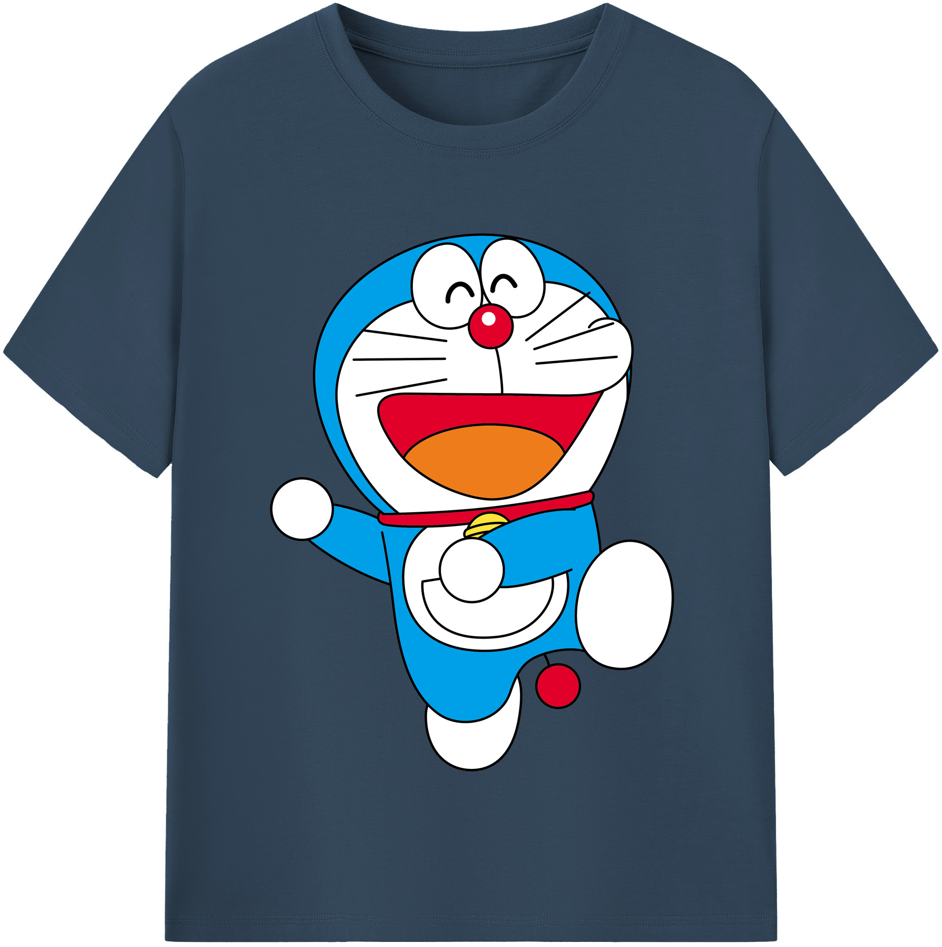 （画像用） ドラえもん Doraemon 綿100％半袖Tシャツ（フロントプリント）