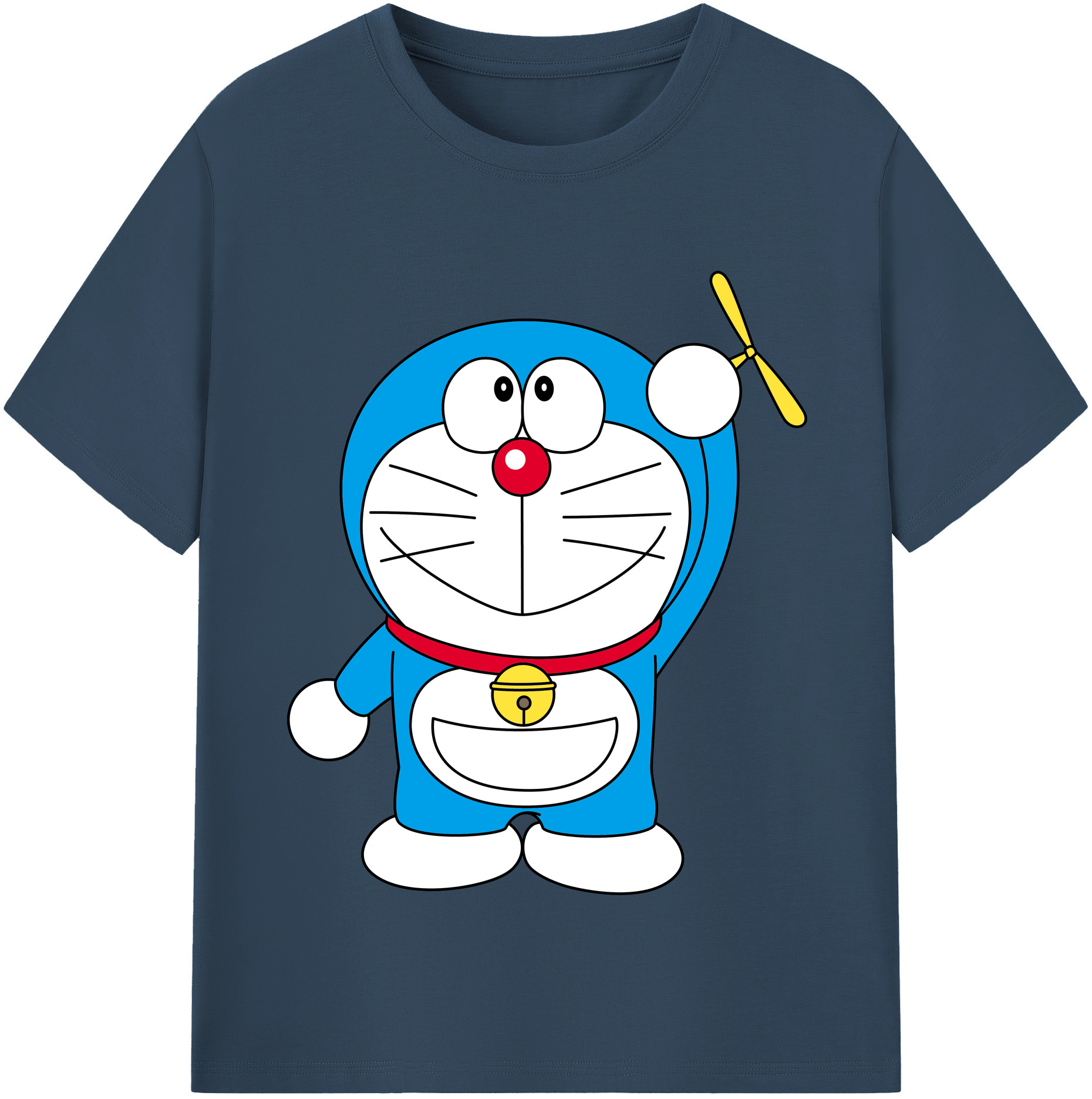 （画像用） ドラえもん Doraemon 綿100％半袖Tシャツ（フロントプリント）