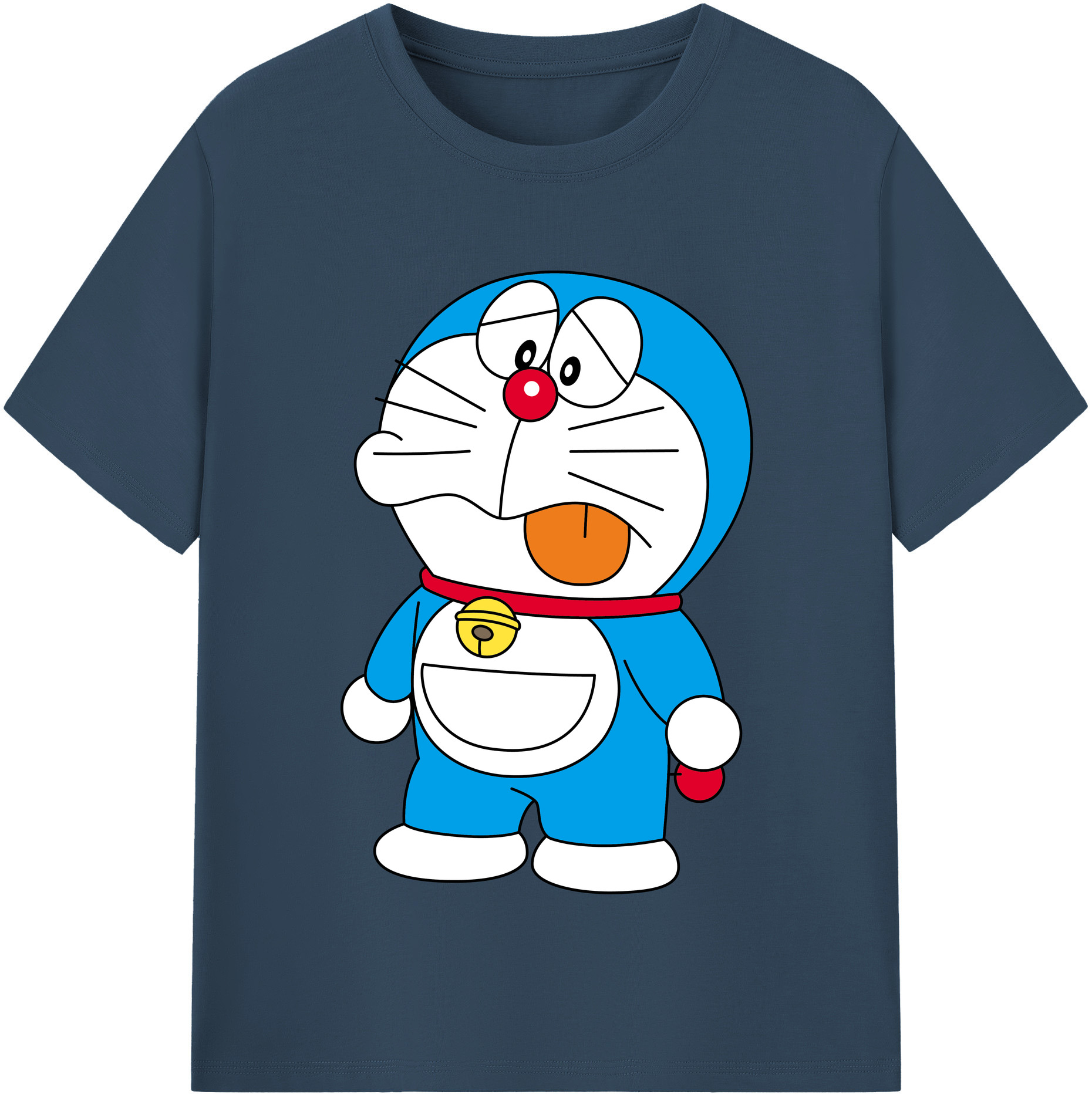 （画像用） ドラえもん Doraemon 綿100％半袖Tシャツ（フロントプリント）