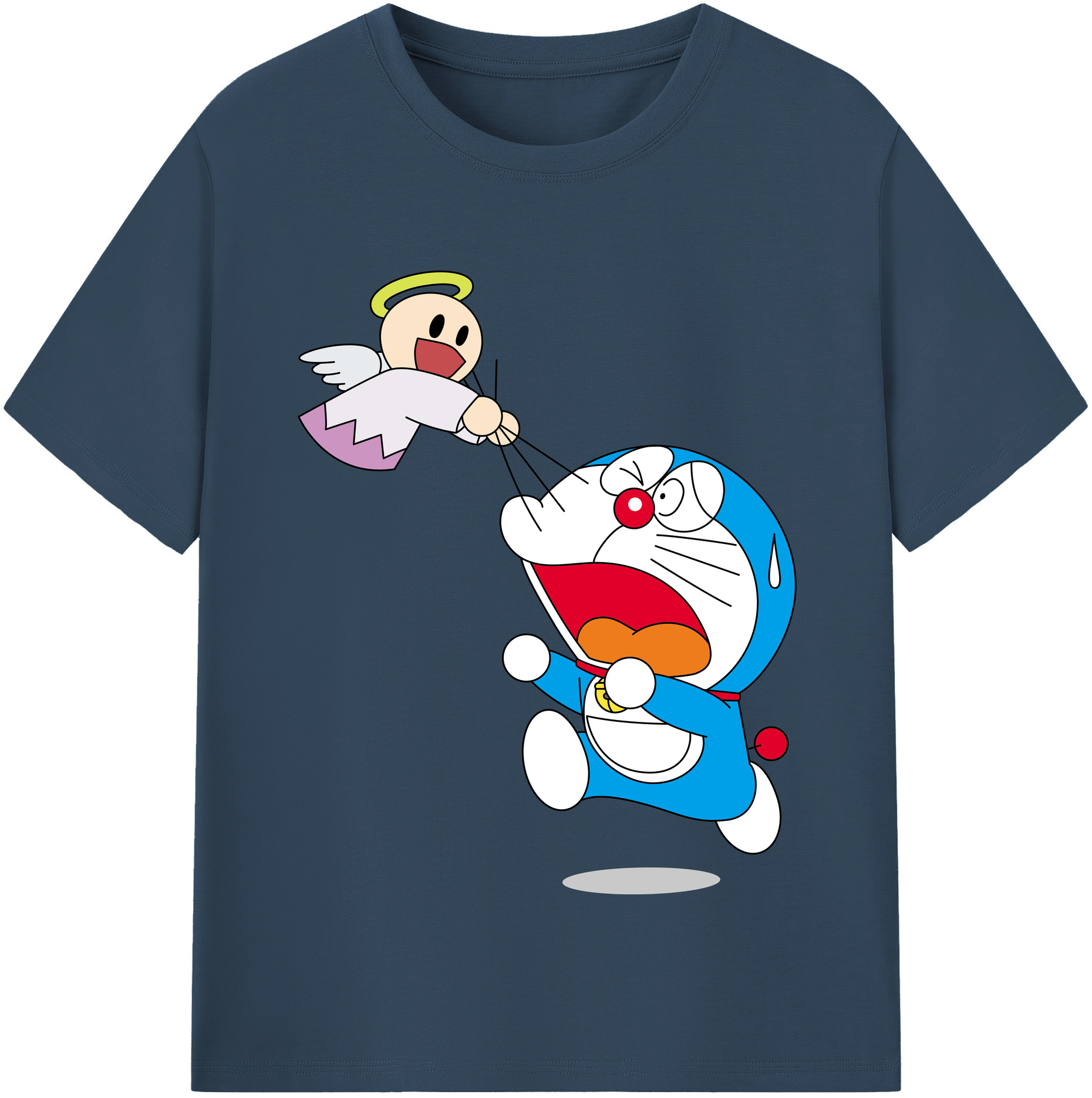 （画像用） ドラえもん Doraemon 綿100％半袖Tシャツ（フロントプリント）