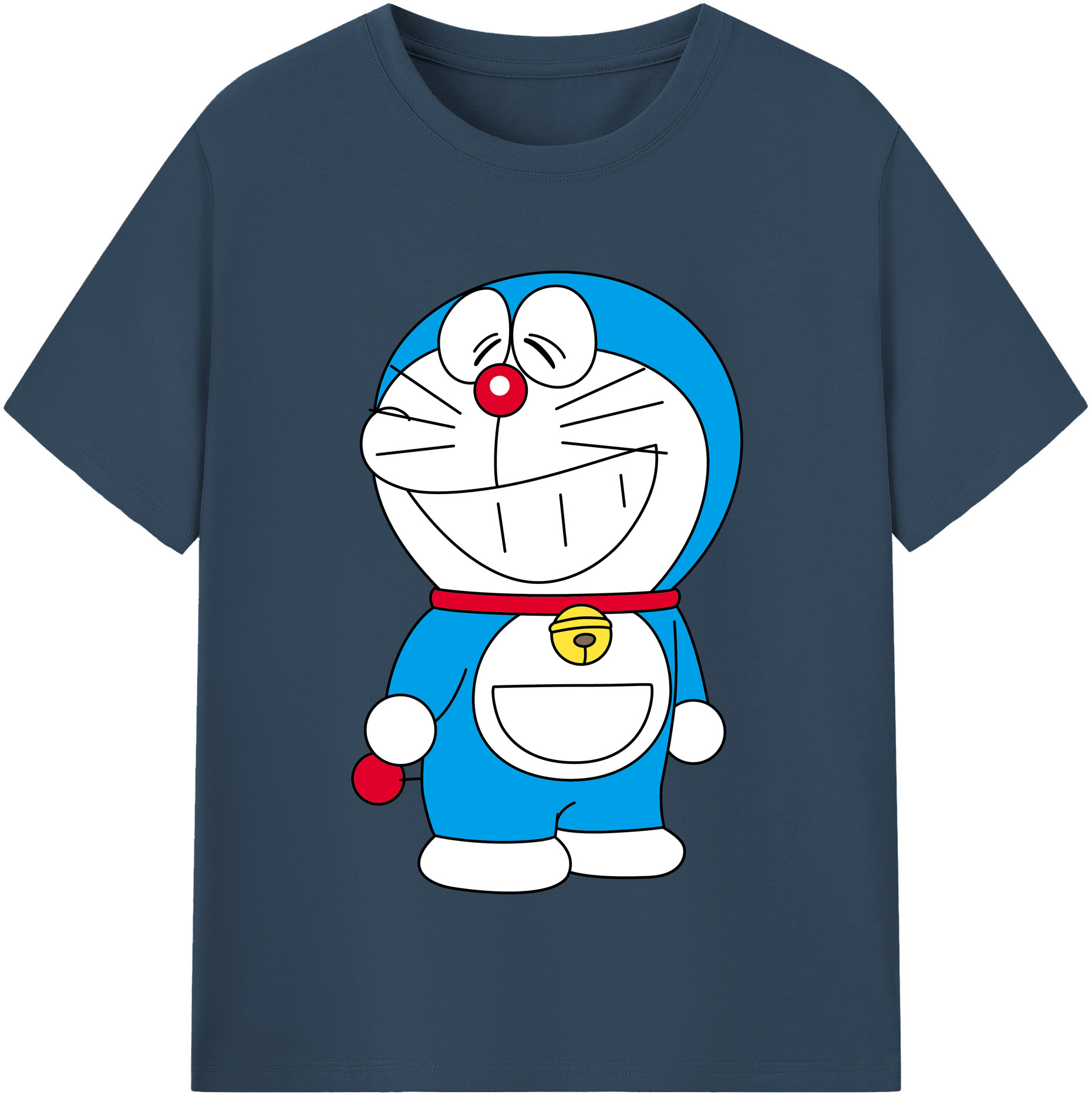 （画像用） ドラえもん Doraemon 綿100％半袖Tシャツ（フロントプリント）
