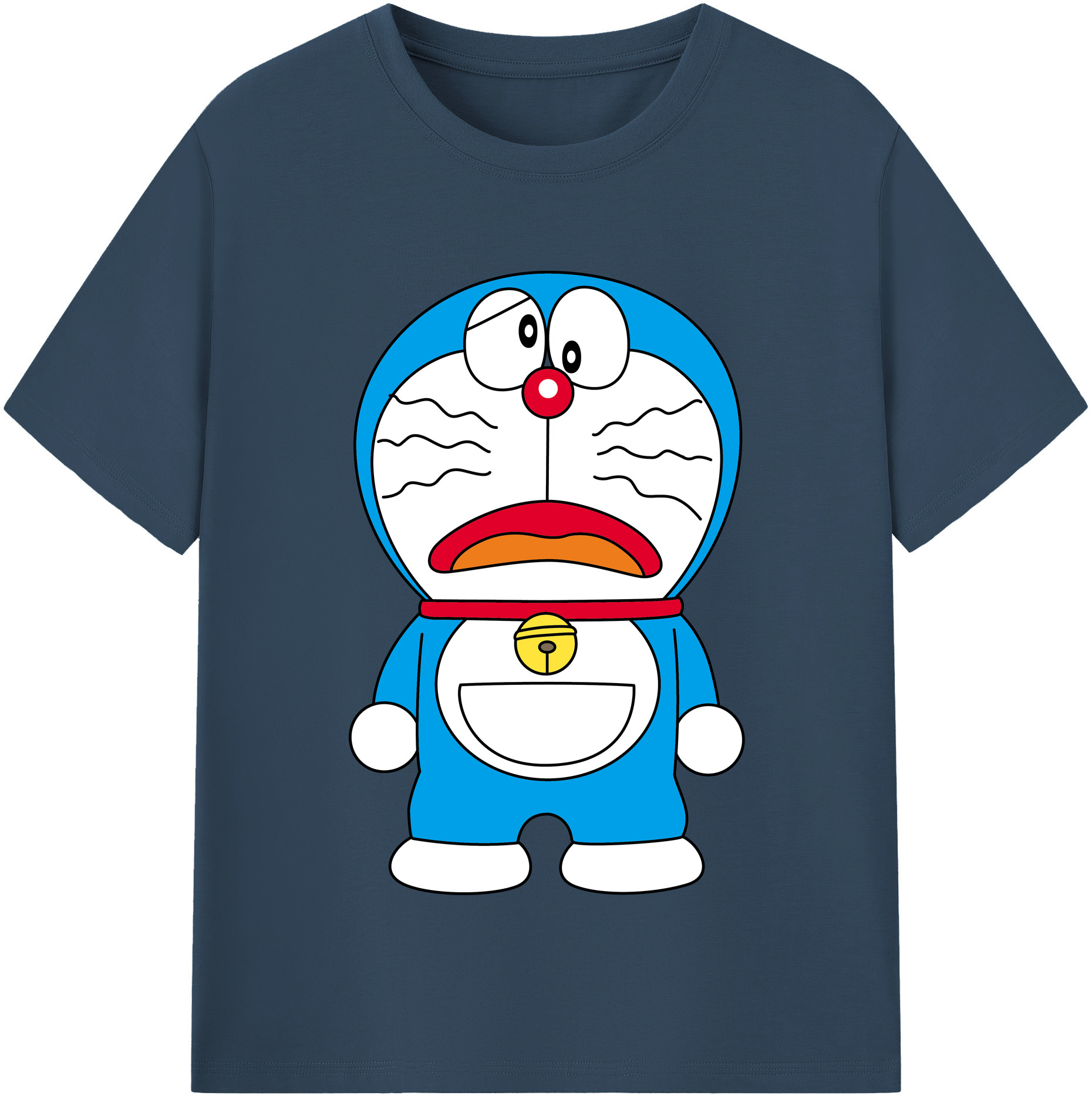 （画像用） ドラえもん Doraemon 綿100％半袖Tシャツ（フロントプリント）