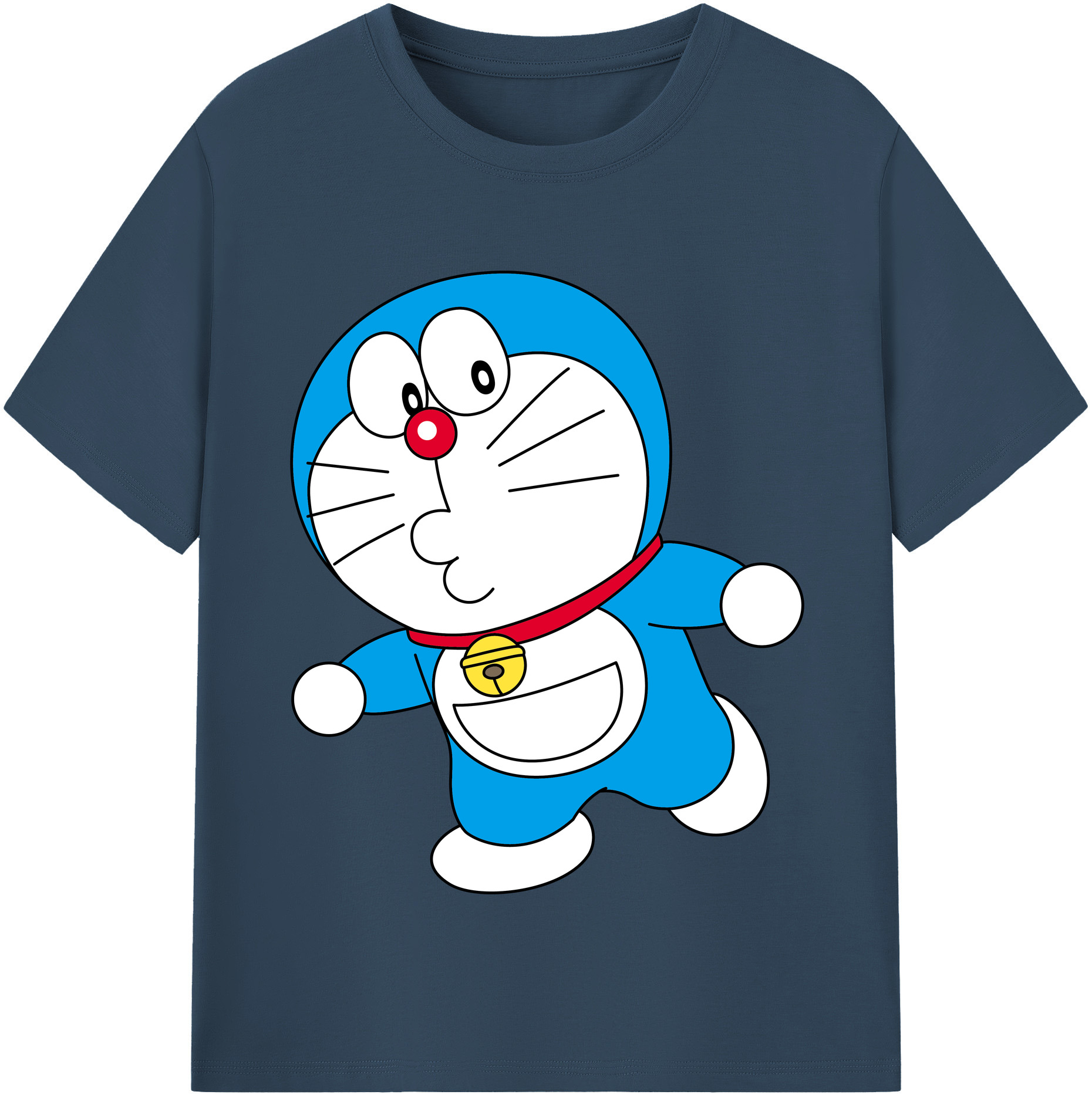 （画像用） ドラえもん Doraemon 綿100％半袖Tシャツ（フロントプリント）