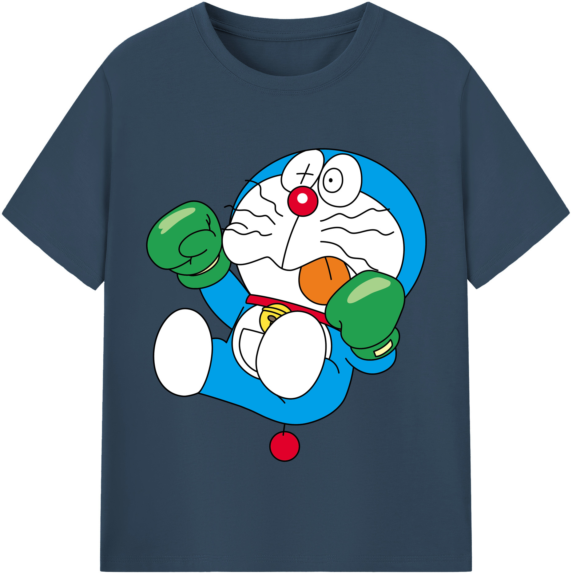（画像用） ドラえもん Doraemon 綿100％半袖Tシャツ（フロントプリント）