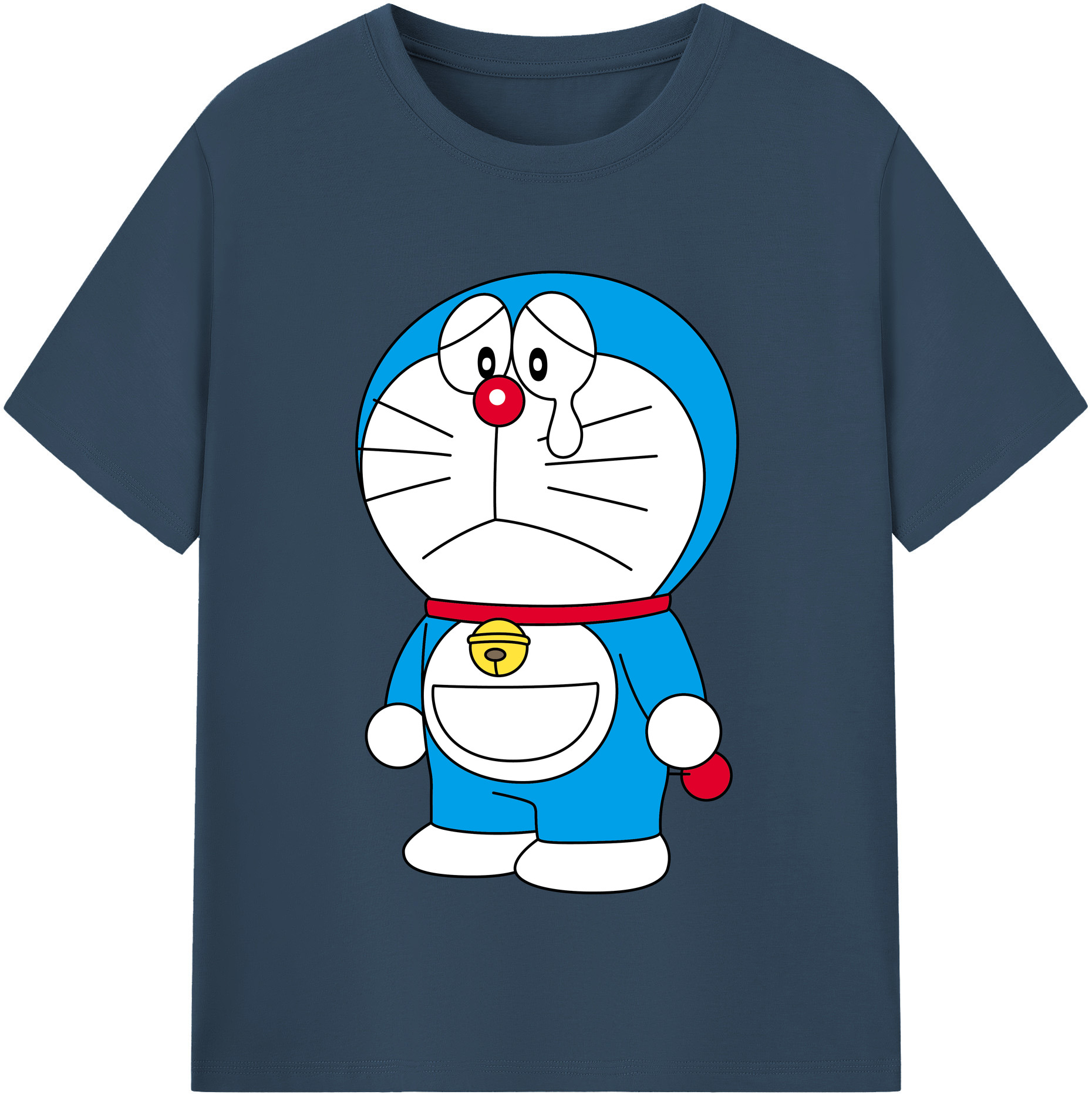 （画像用） ドラえもん Doraemon 綿100％半袖Tシャツ（フロントプリント）