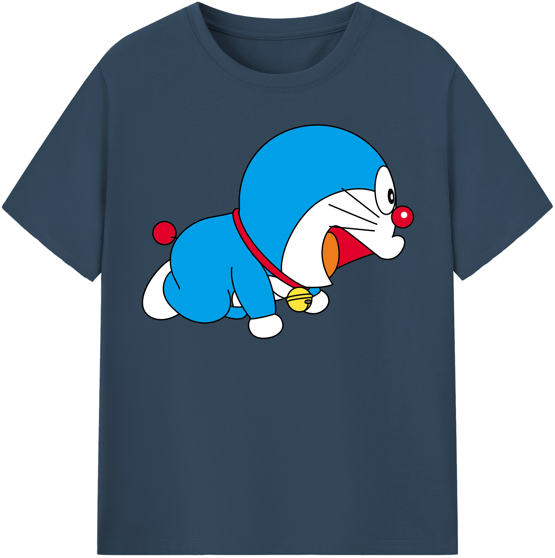 （画像用） ドラえもん Doraemon 綿100％半袖Tシャツ（フロントプリント）