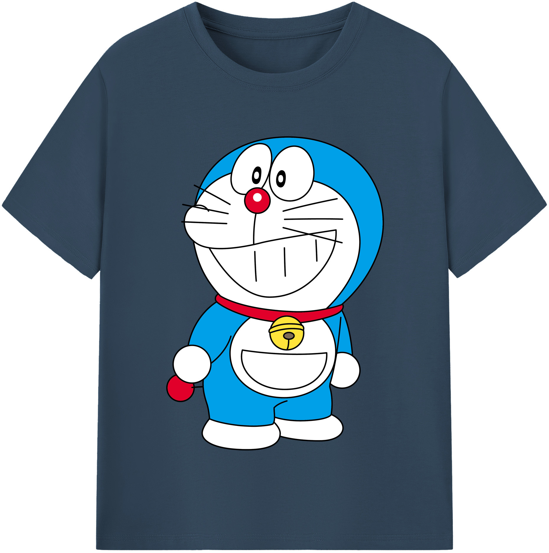 （画像用） ドラえもん Doraemon 綿100％半袖Tシャツ（フロントプリント）