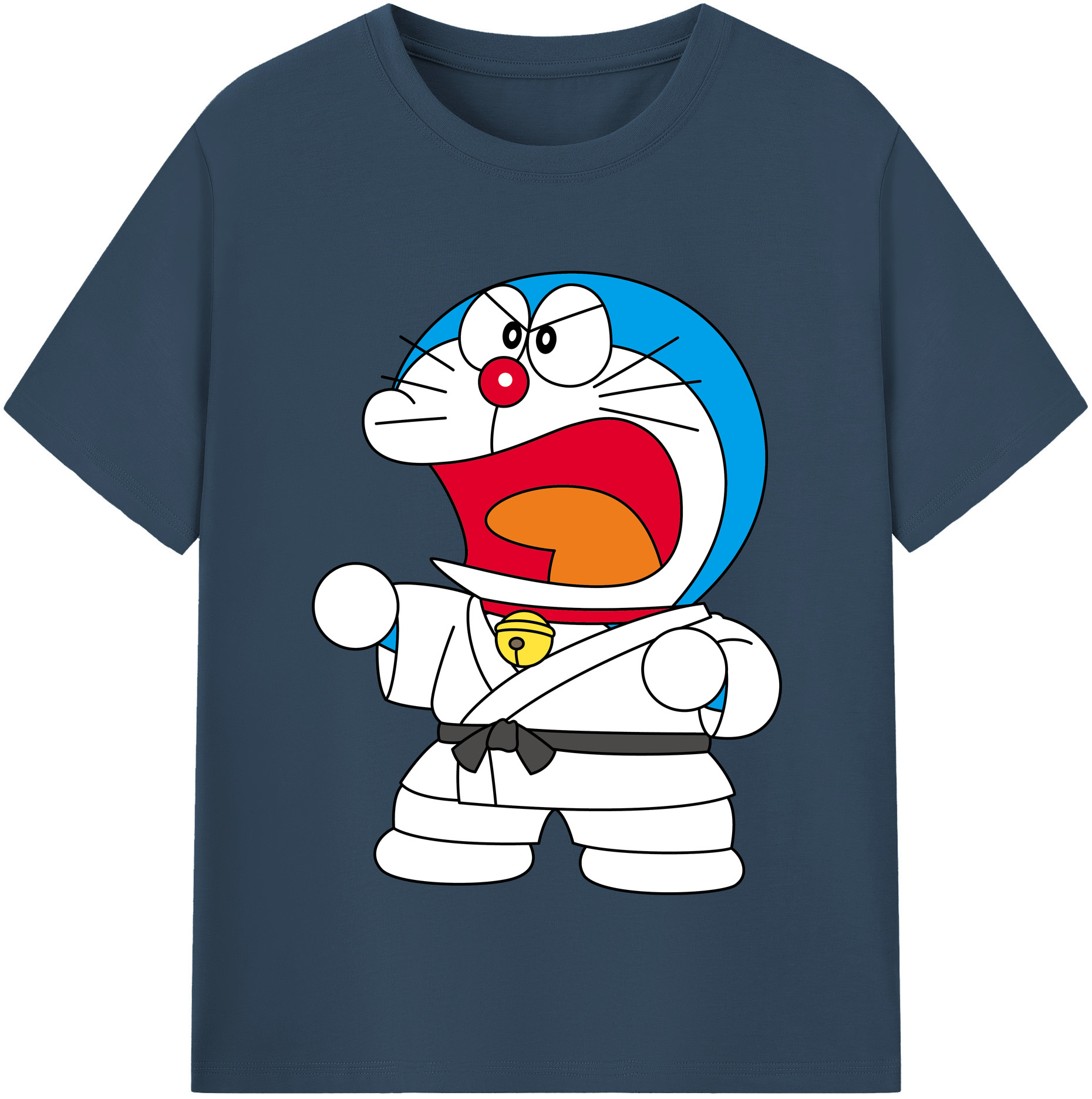 （画像用） ドラえもん Doraemon 綿100％半袖Tシャツ（フロントプリント）