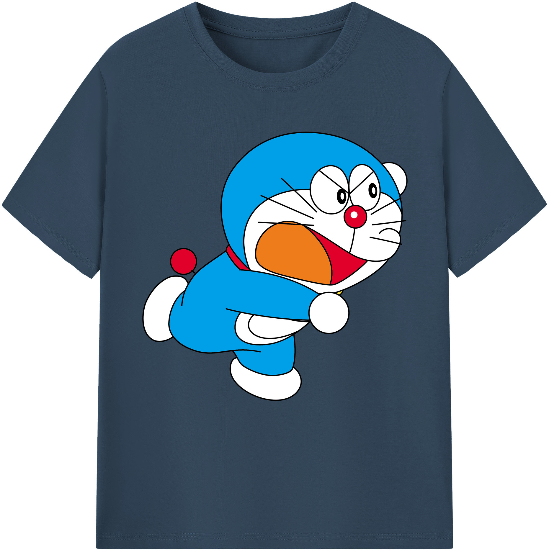 （画像用） ドラえもん Doraemon 綿100％半袖Tシャツ（フロントプリント）