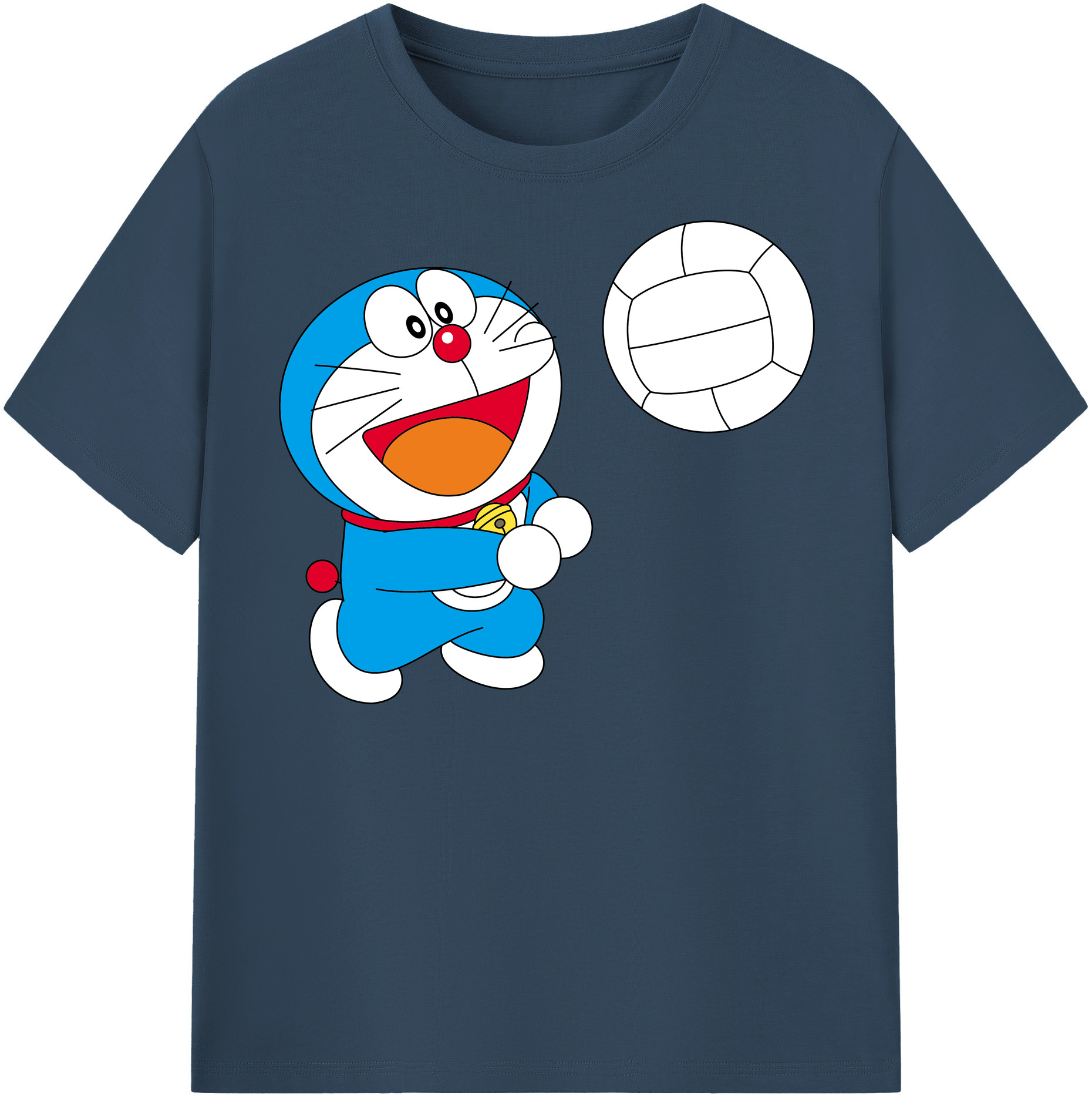 （画像用） ドラえもん Doraemon 綿100％半袖Tシャツ（フロントプリント）