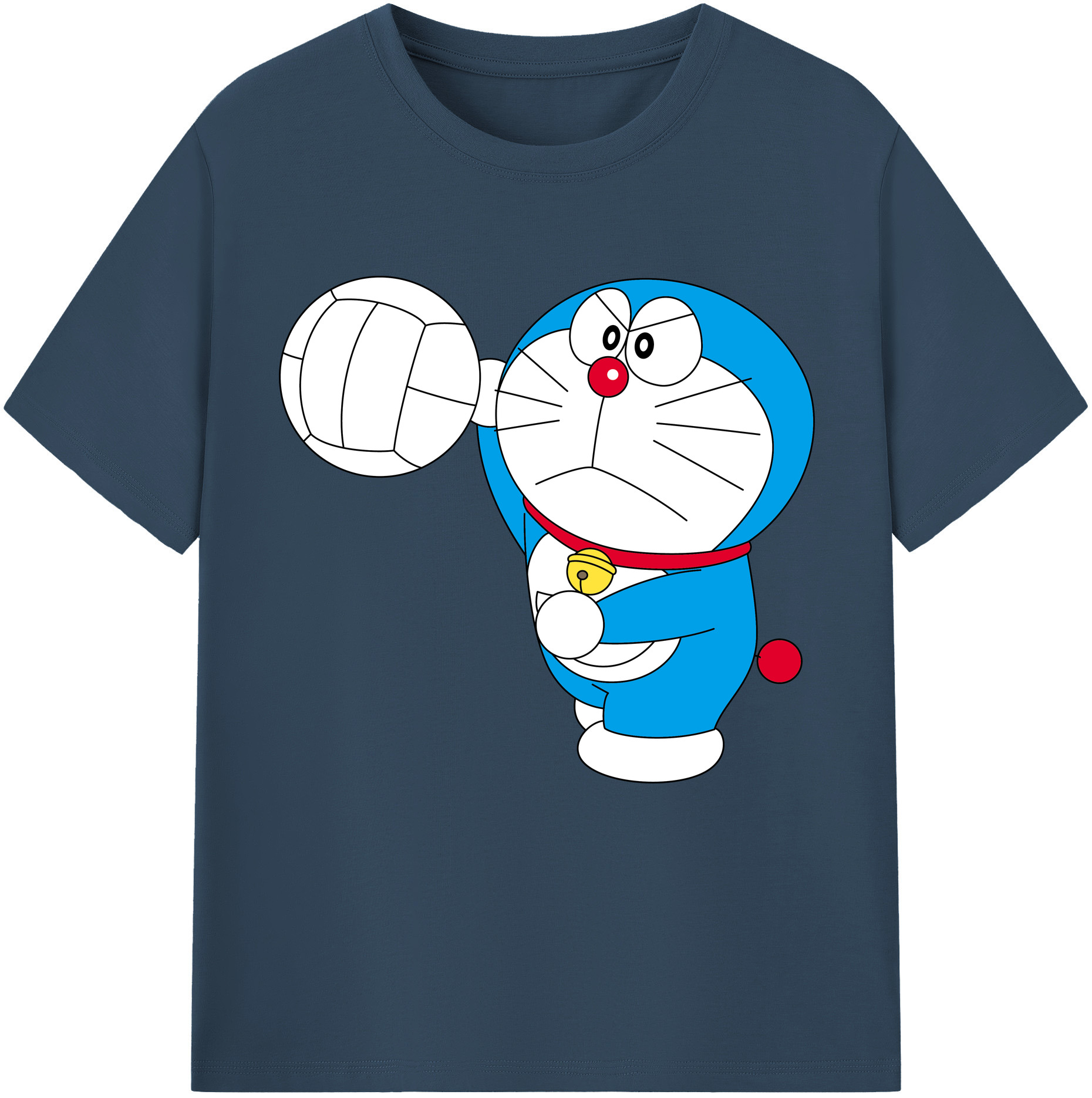 （画像用） ドラえもん Doraemon 綿100％半袖Tシャツ（フロントプリント）