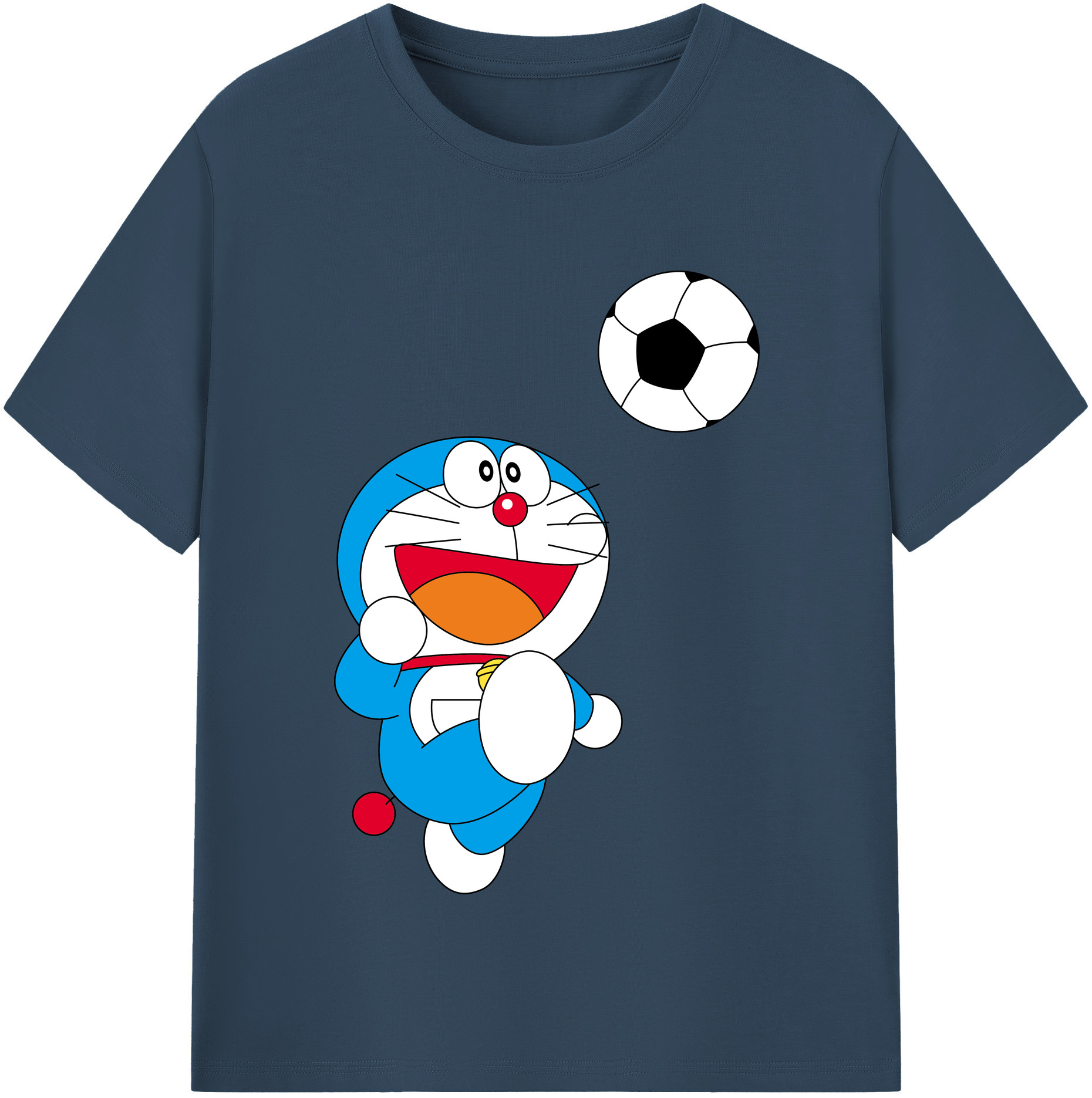 （画像用） ドラえもん Doraemon 綿100％半袖Tシャツ（フロントプリント）