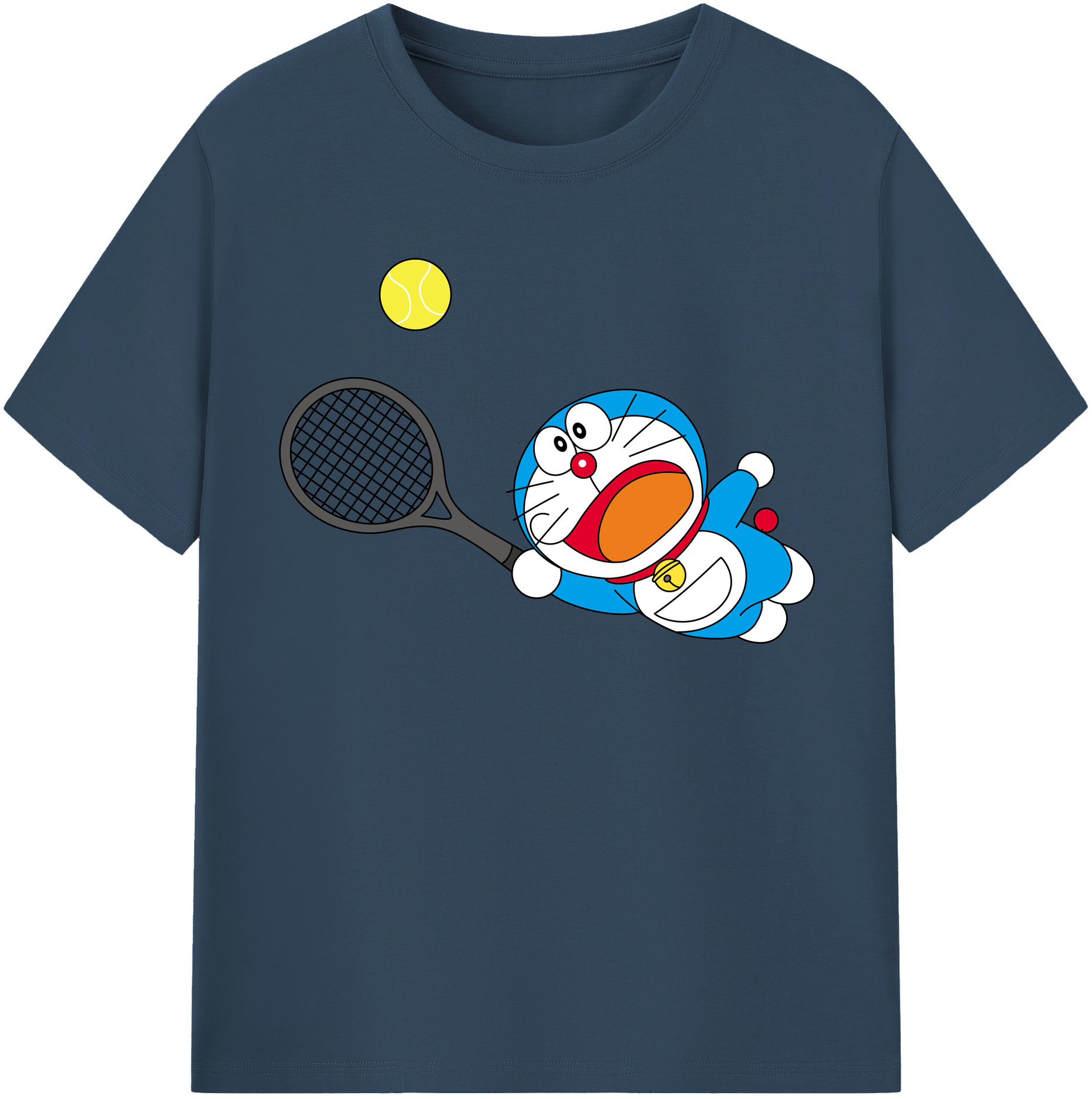 （画像用） ドラえもん Doraemon 綿100％半袖Tシャツ（フロントプリント）