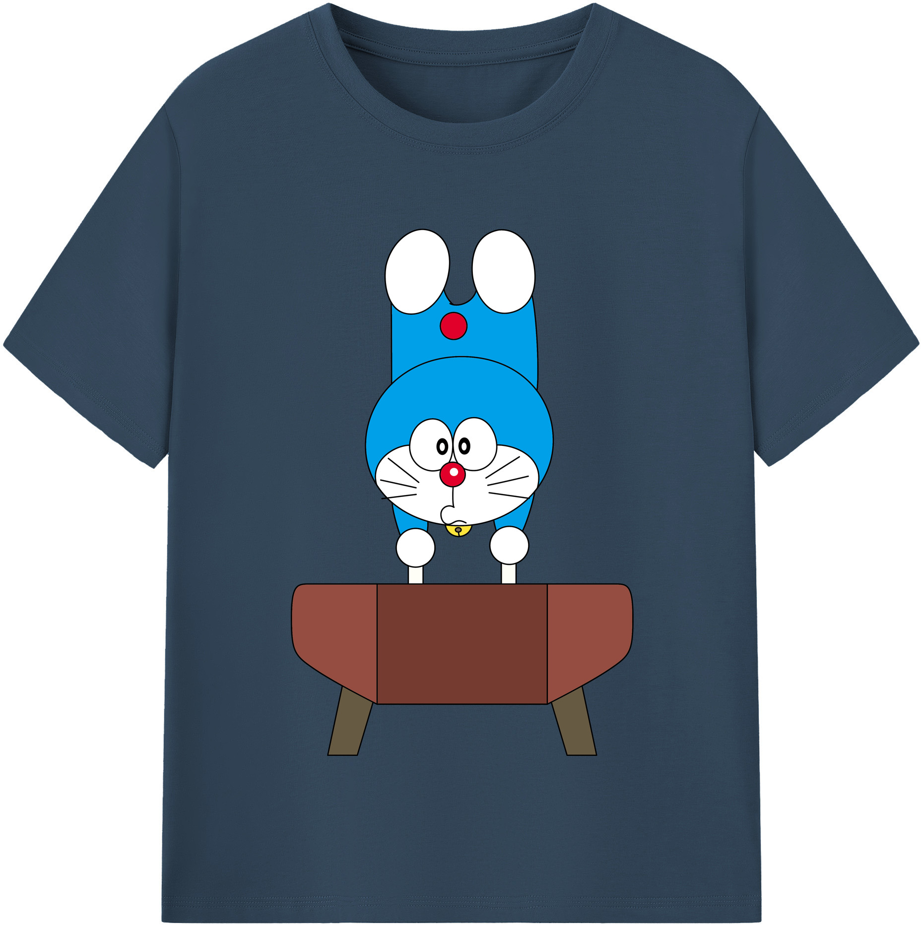 （画像用） ドラえもん Doraemon 綿100％半袖Tシャツ（フロントプリント）