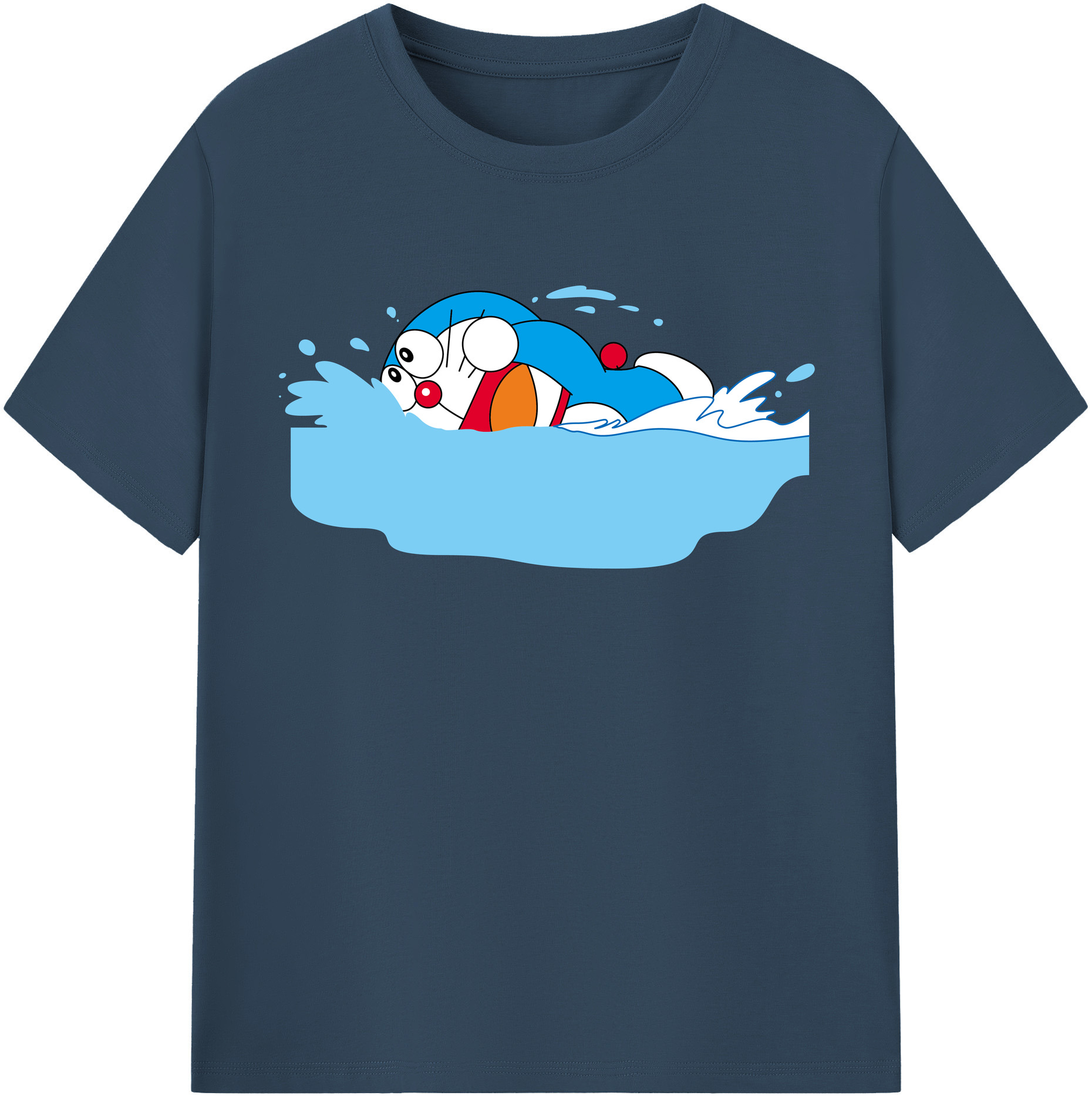 （画像用） ドラえもん Doraemon 綿100％半袖Tシャツ（フロントプリント）