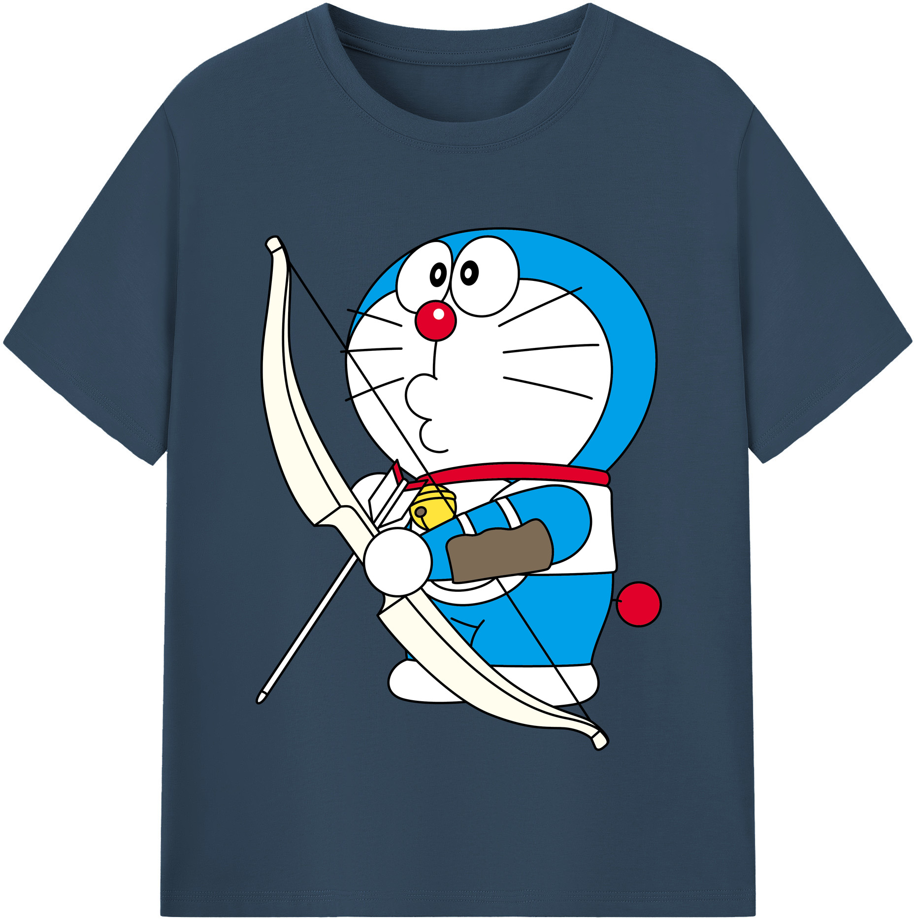 （画像用） ドラえもん Doraemon 綿100％半袖Tシャツ（フロントプリント）