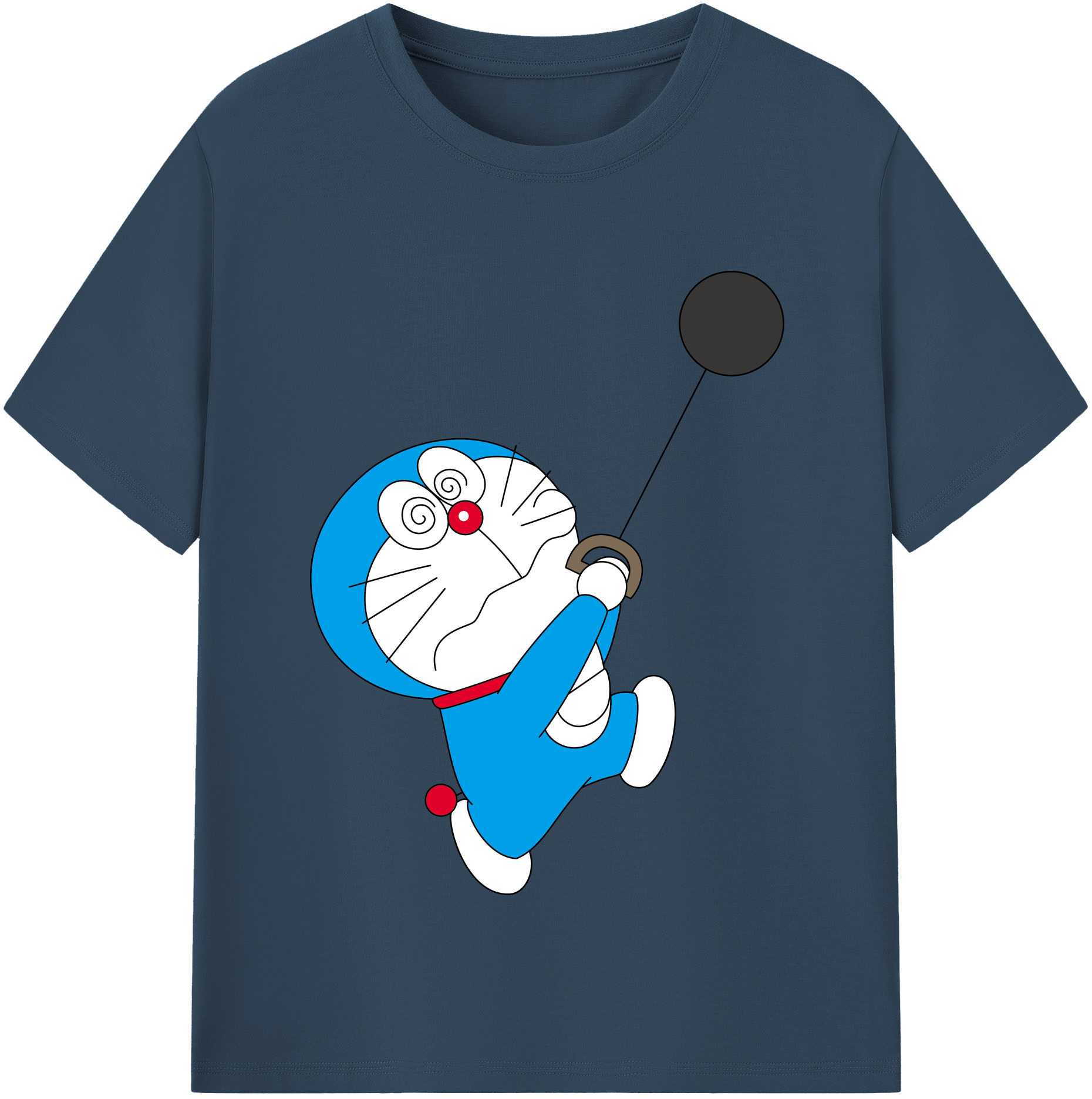 （画像用） ドラえもん Doraemon 綿100％半袖Tシャツ（フロントプリント）