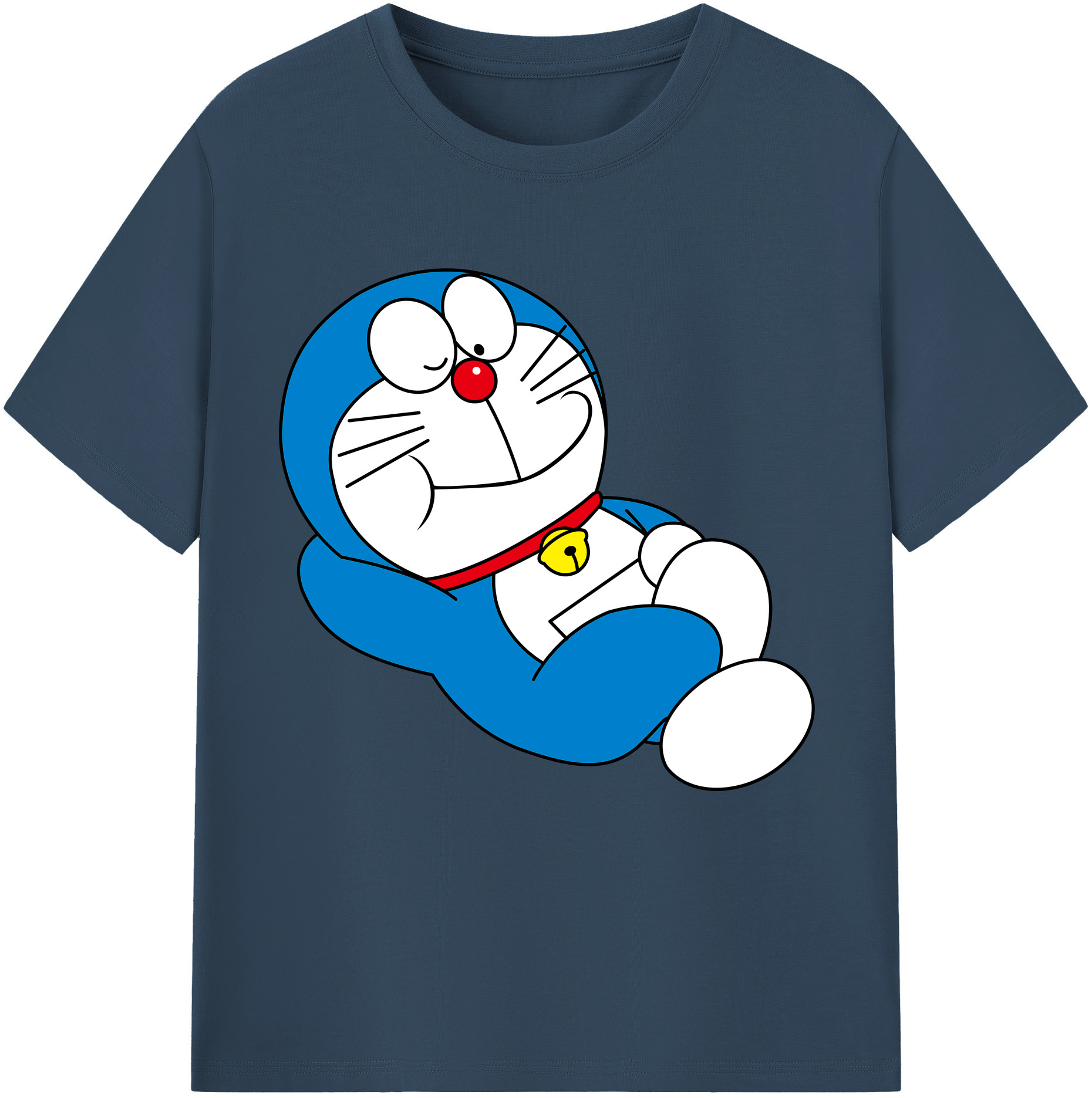 （画像用） ドラえもん Doraemon 綿100％半袖Tシャツ（フロントプリント）