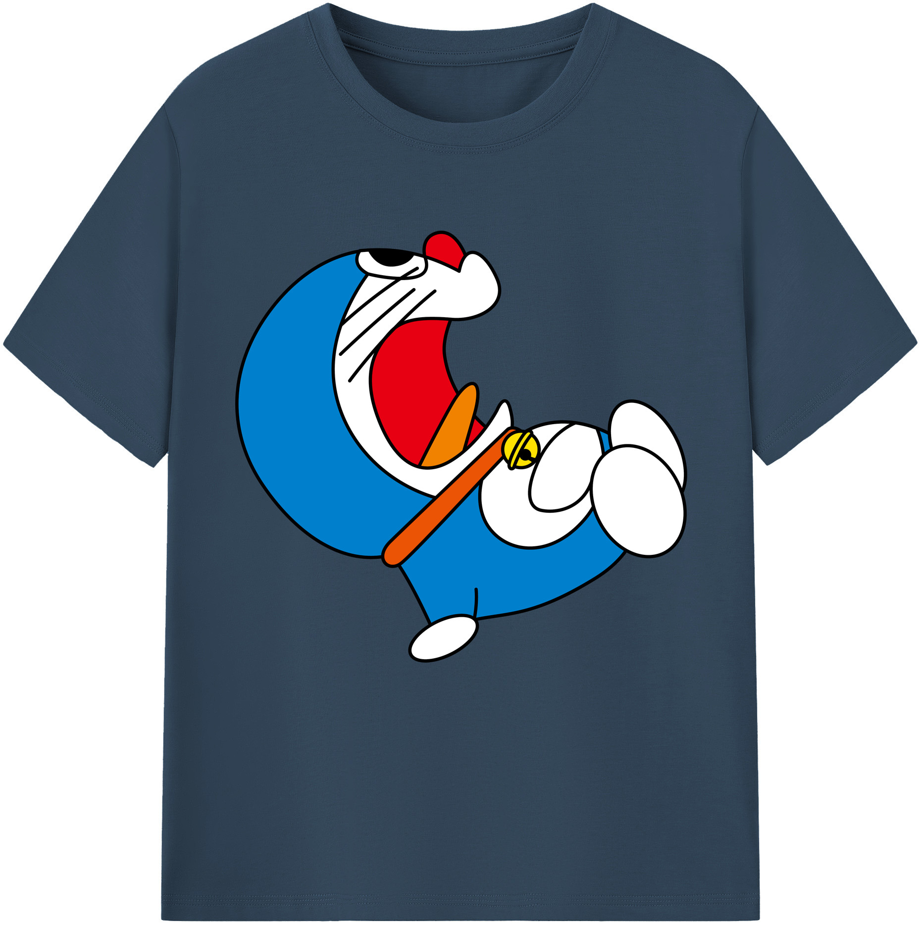 （画像用） ドラえもん Doraemon 綿100％半袖Tシャツ（フロントプリント）