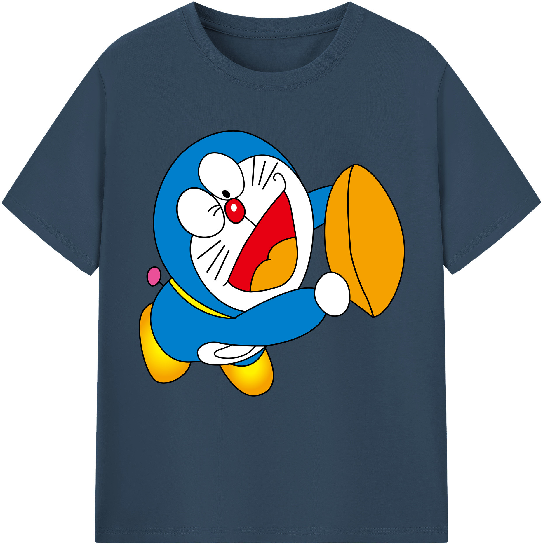 （画像用） ドラえもん Doraemon 綿100％半袖Tシャツ（フロントプリント）