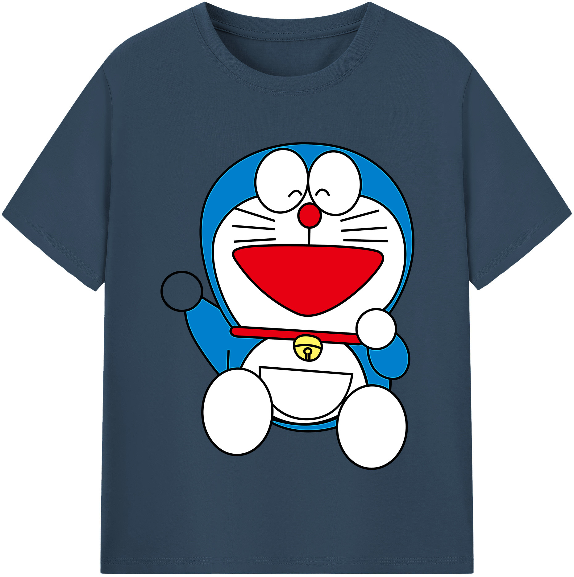 （画像用） ドラえもん Doraemon 綿100％半袖Tシャツ（フロントプリント）