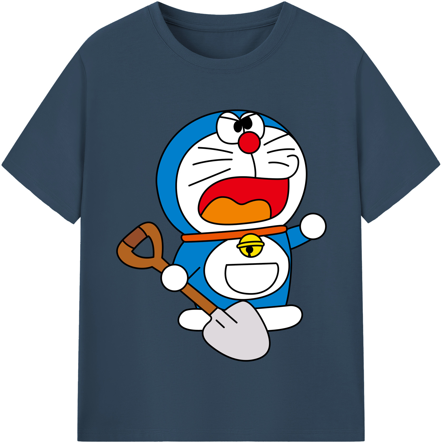 （画像用） ドラえもん Doraemon 綿100％半袖Tシャツ（フロントプリント）