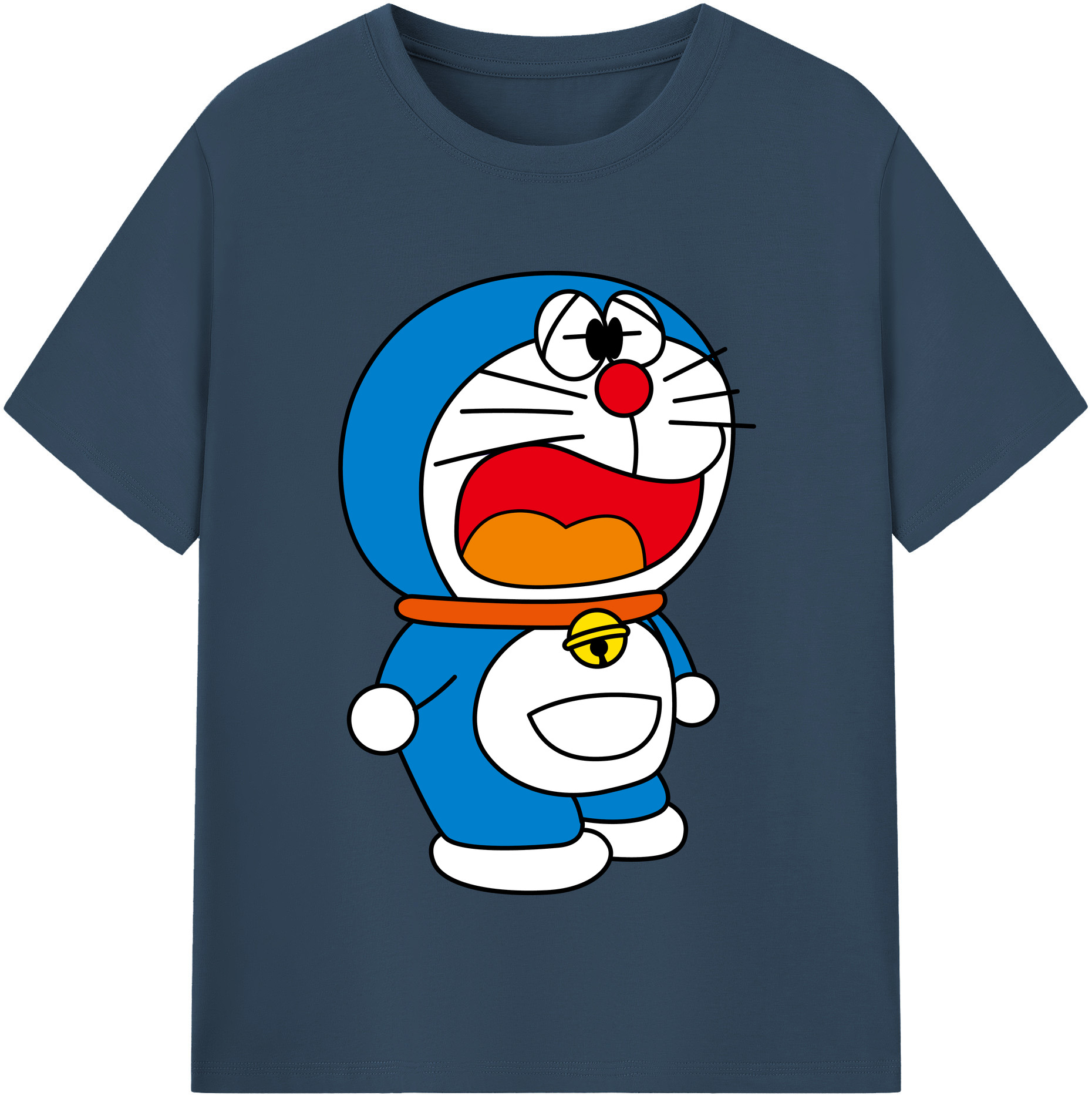 （画像用） ドラえもん Doraemon 綿100％半袖Tシャツ（フロントプリント）