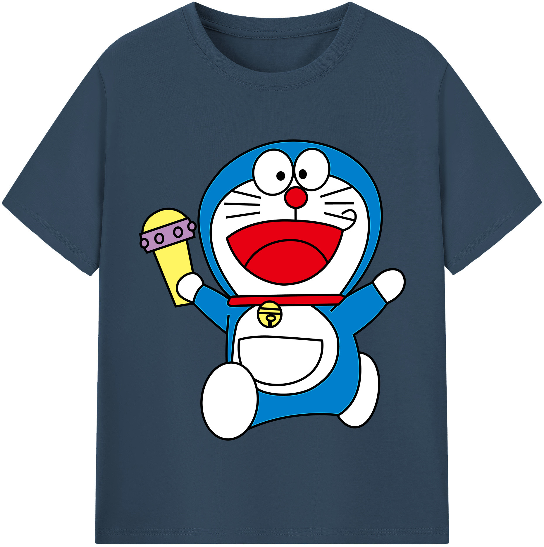 （画像用） ドラえもん Doraemon 綿100％半袖Tシャツ（フロントプリント）