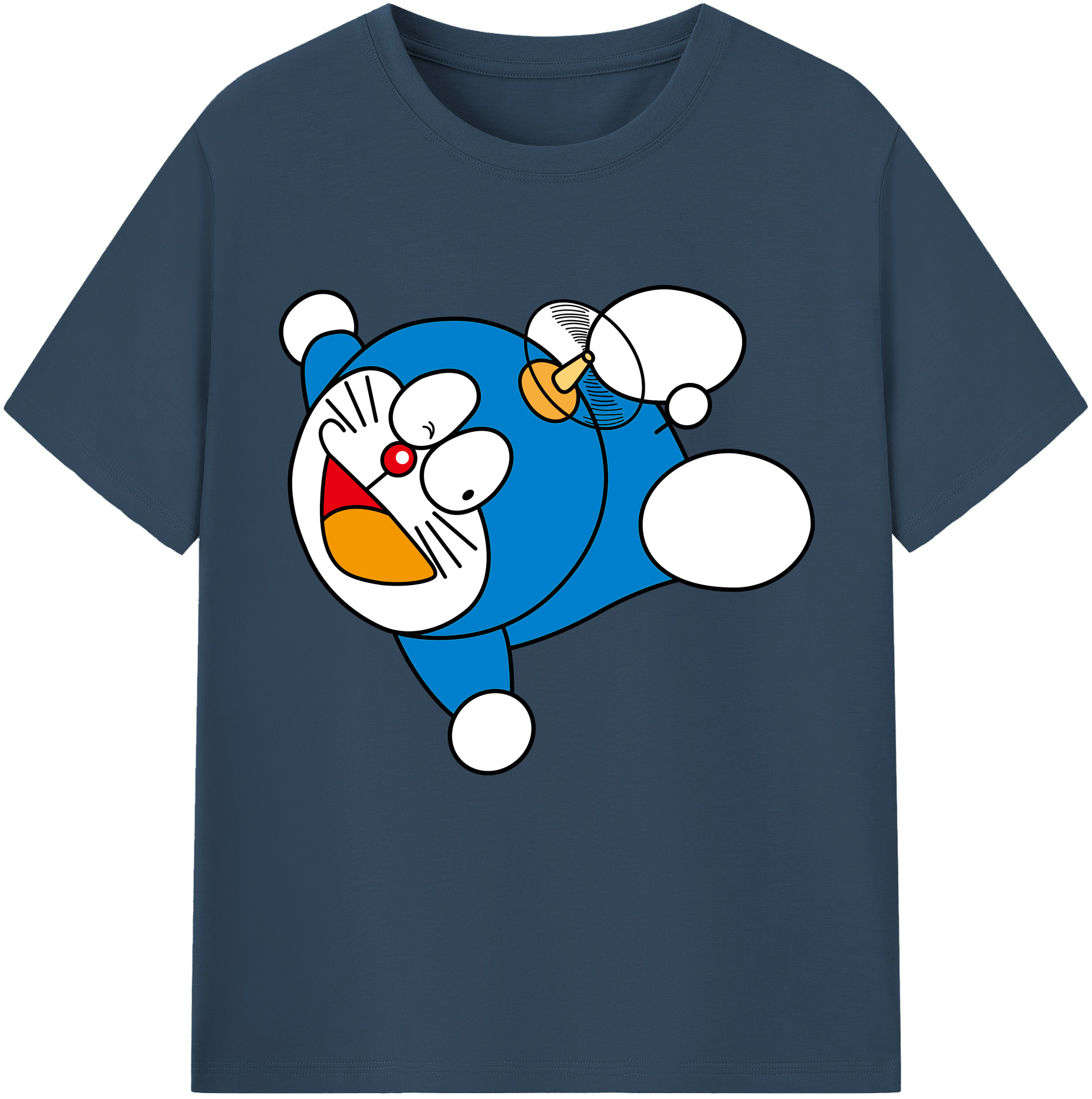 （画像用） ドラえもん Doraemon 綿100％半袖Tシャツ（フロントプリント）