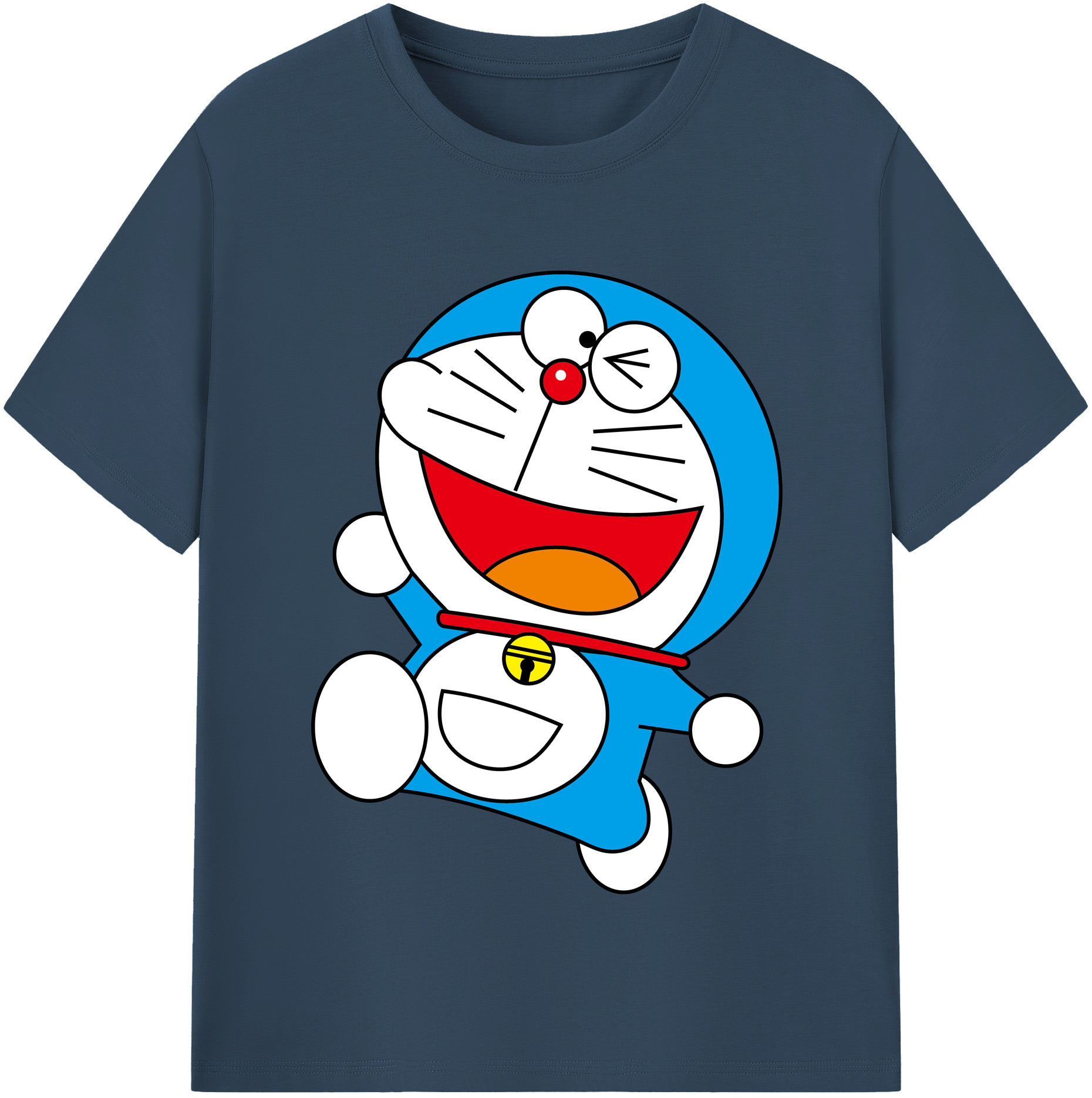 （画像用） ドラえもん Doraemon 綿100％半袖Tシャツ（フロントプリント）